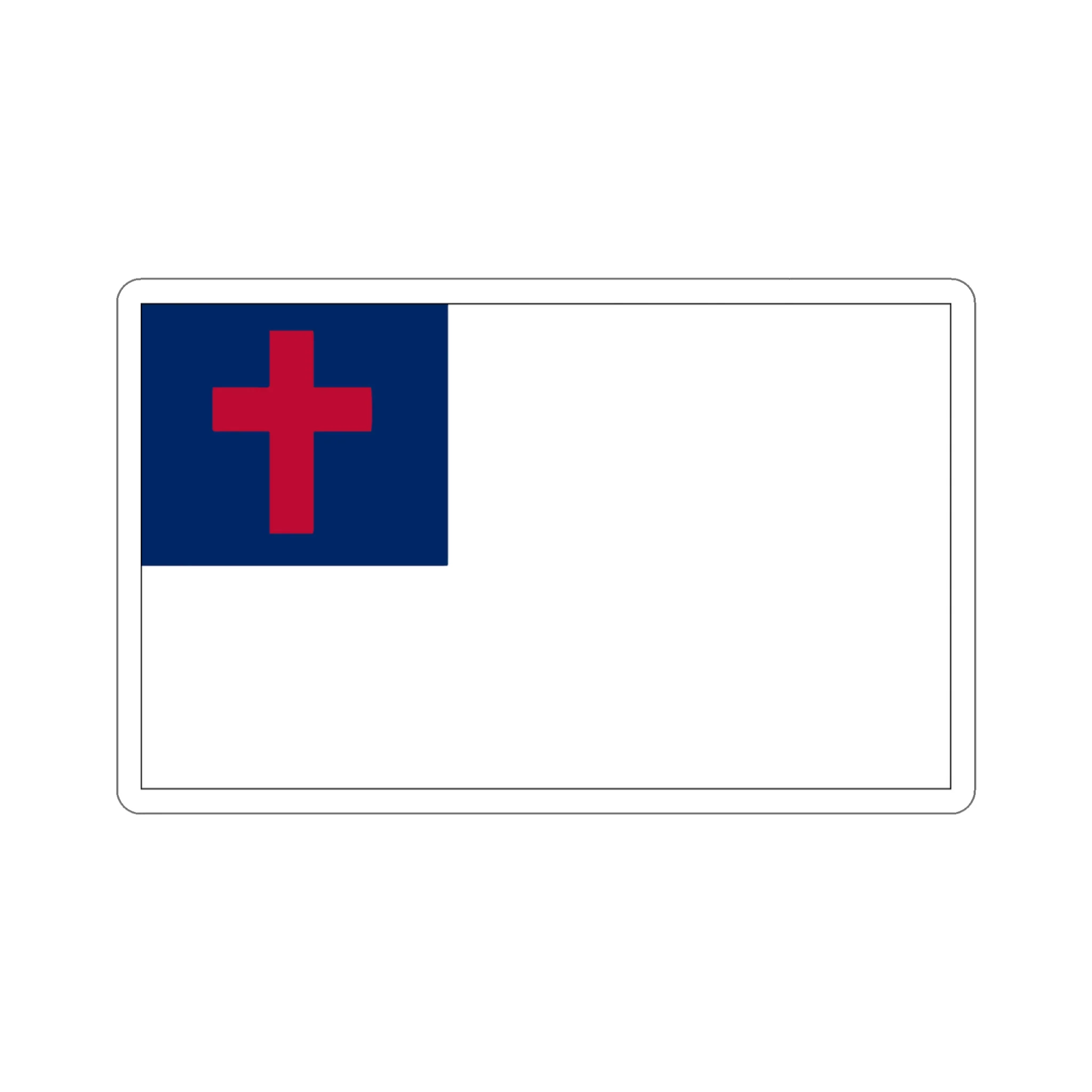 Christian Flag Sticker - Image 15
