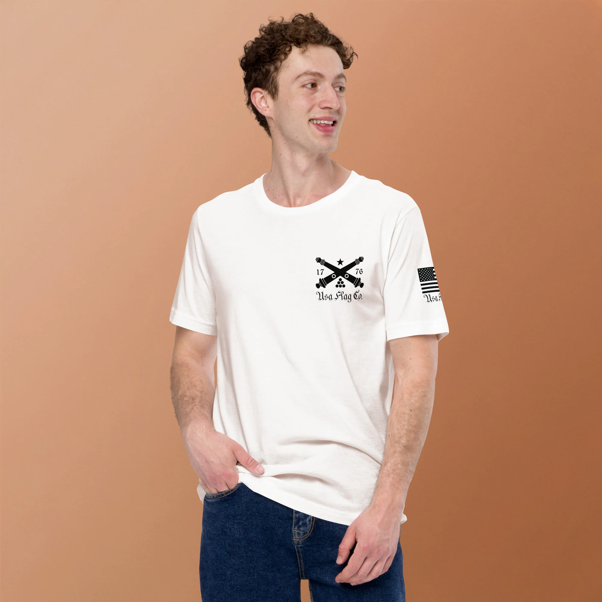 Come and Take It T-Shirt | Gonzales Flag DTG Print - Image 13