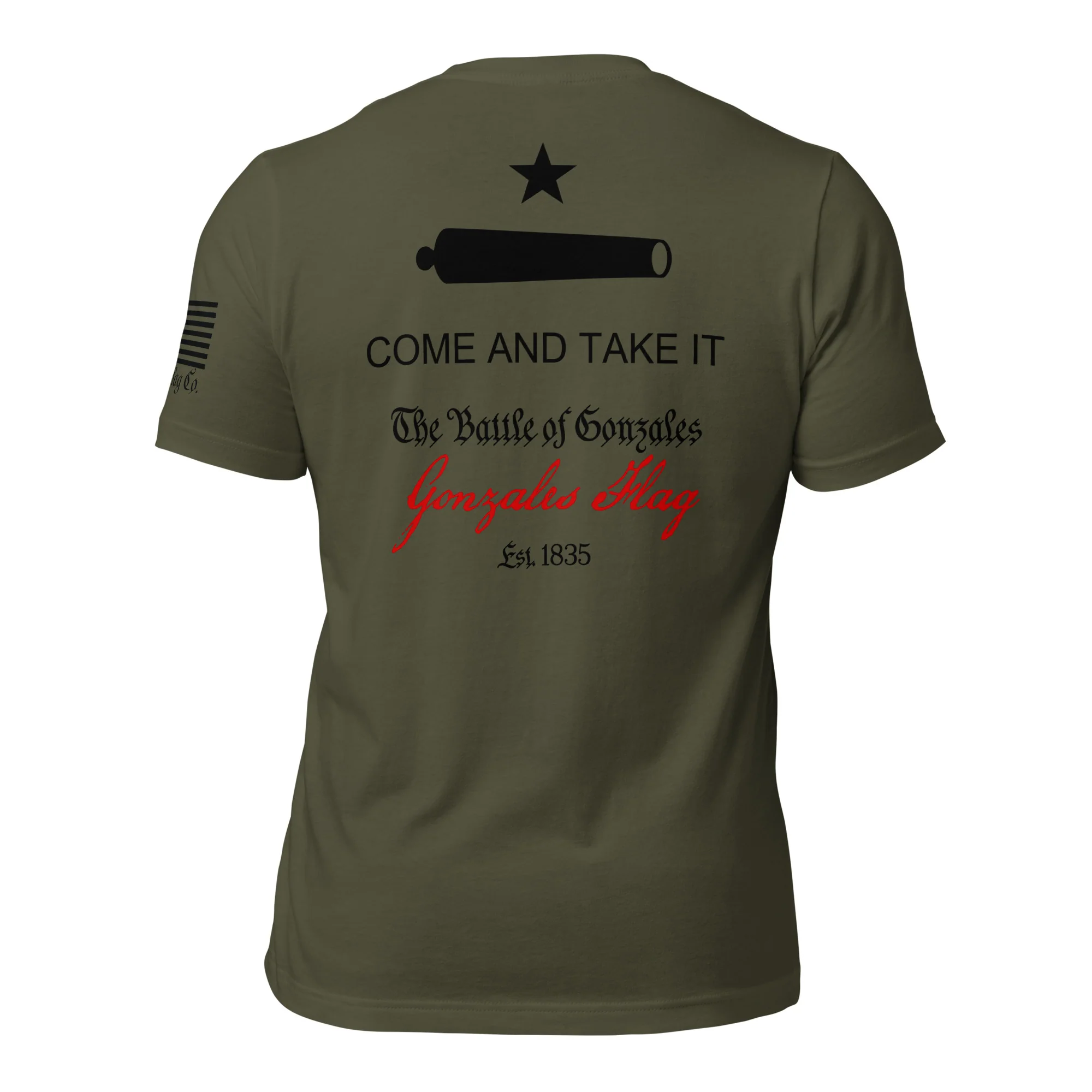 Come and Take It T-Shirt | Gonzales Flag DTG Print - Image 15