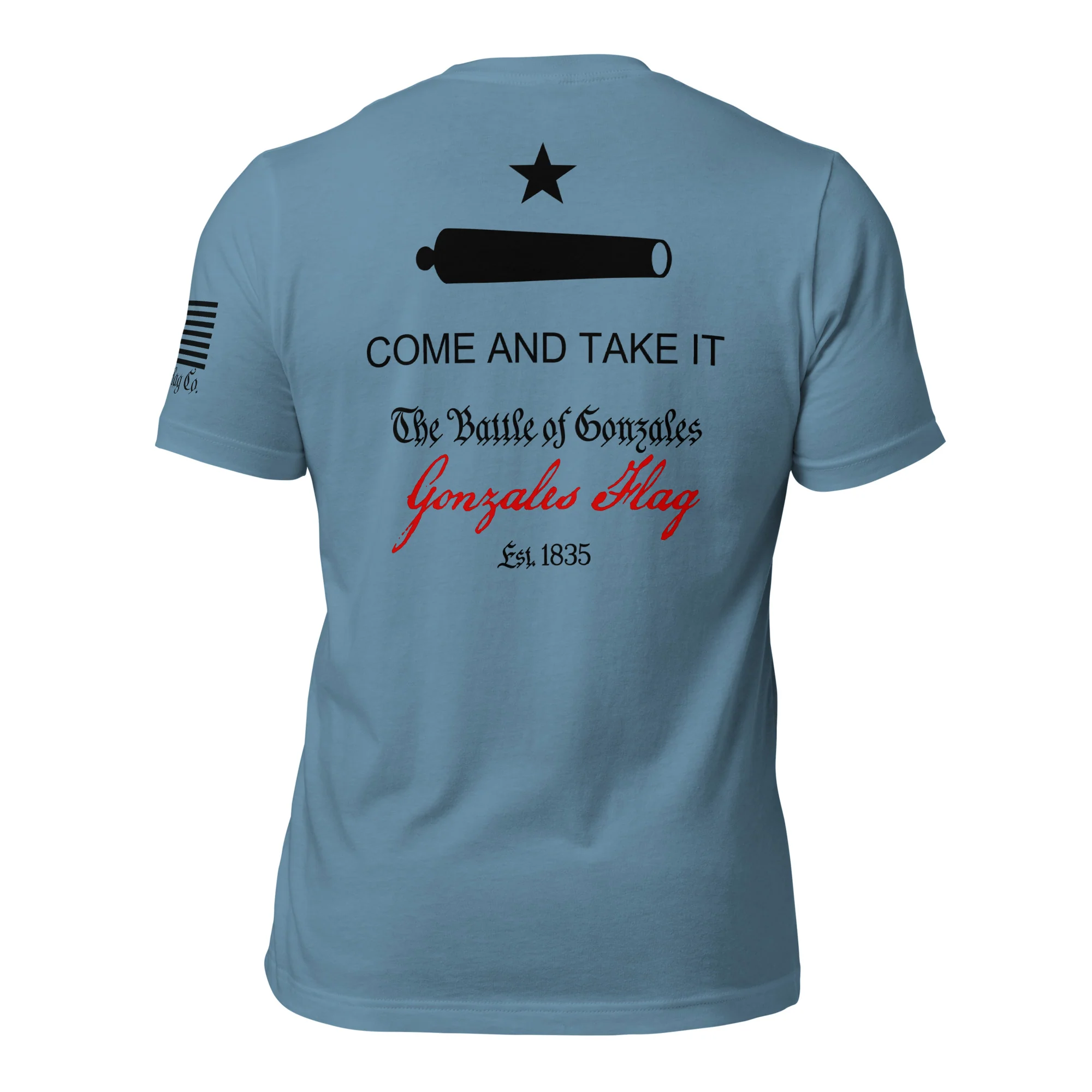 Come and Take It T-Shirt | Gonzales Flag DTG Print - Image 23
