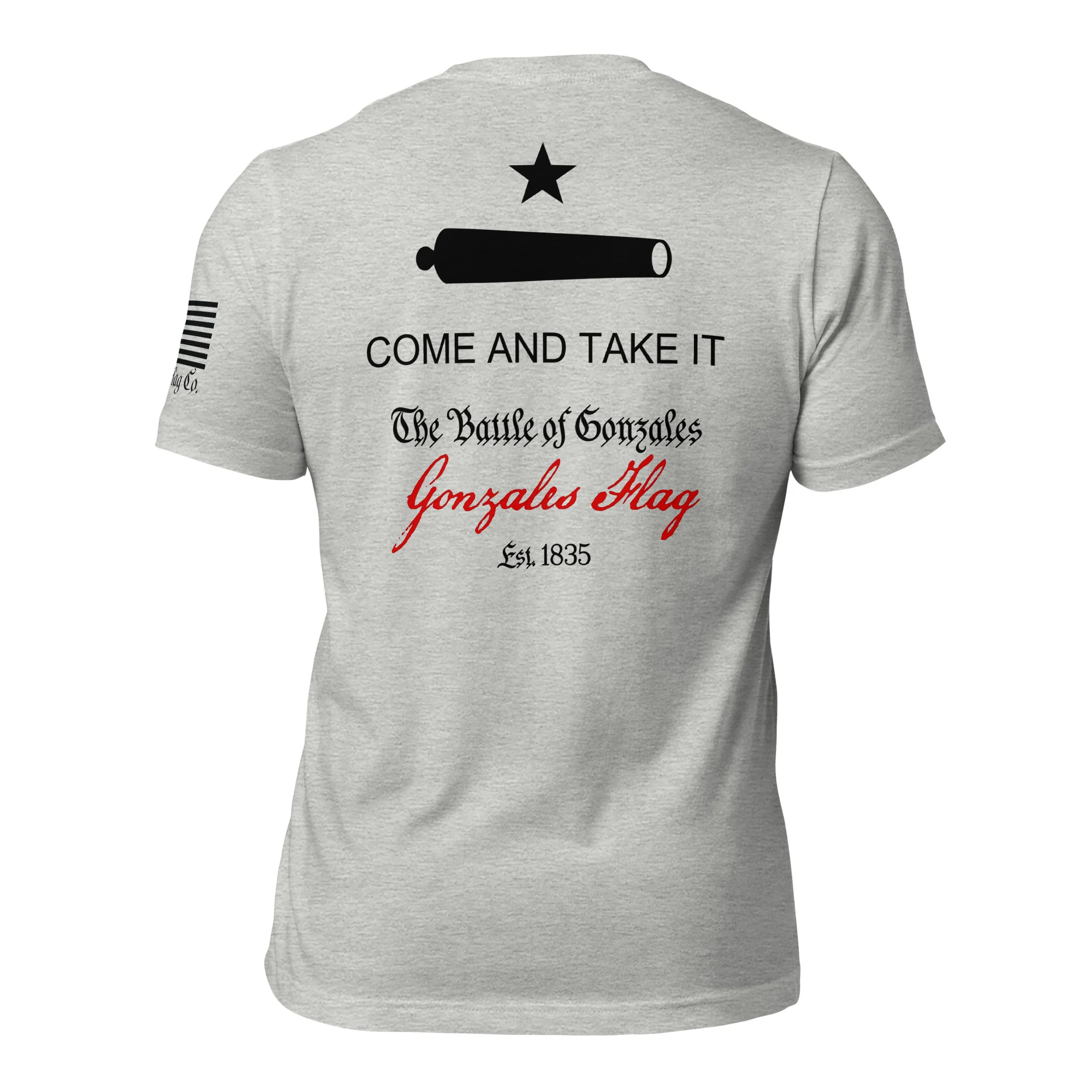 Come and Take It T-Shirt | Gonzales Flag DTG Print - Image 39