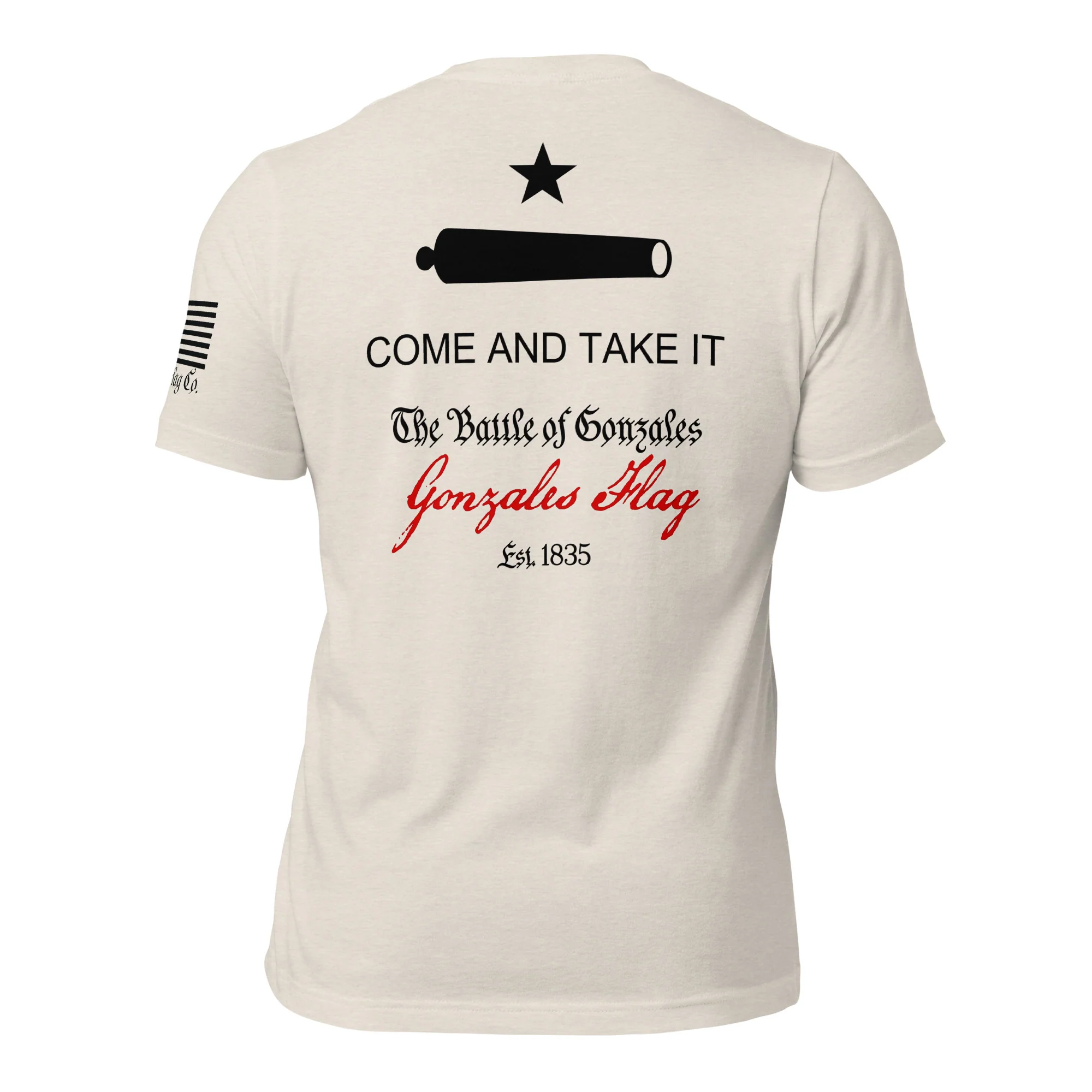 Come and Take It T-Shirt | Gonzales Flag DTG Print - Image 51