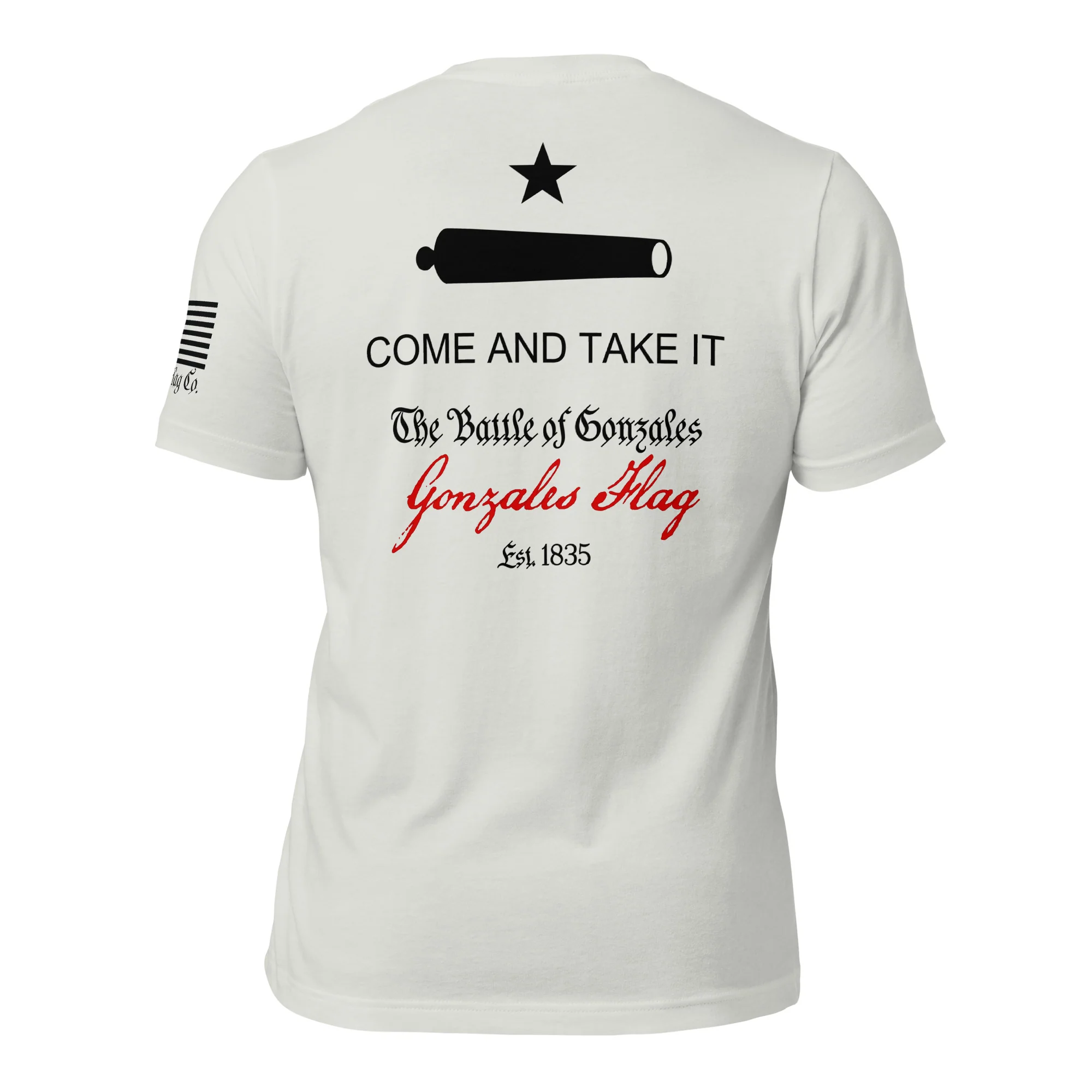 Come and Take It T-Shirt | Gonzales Flag DTG Print - Image 55