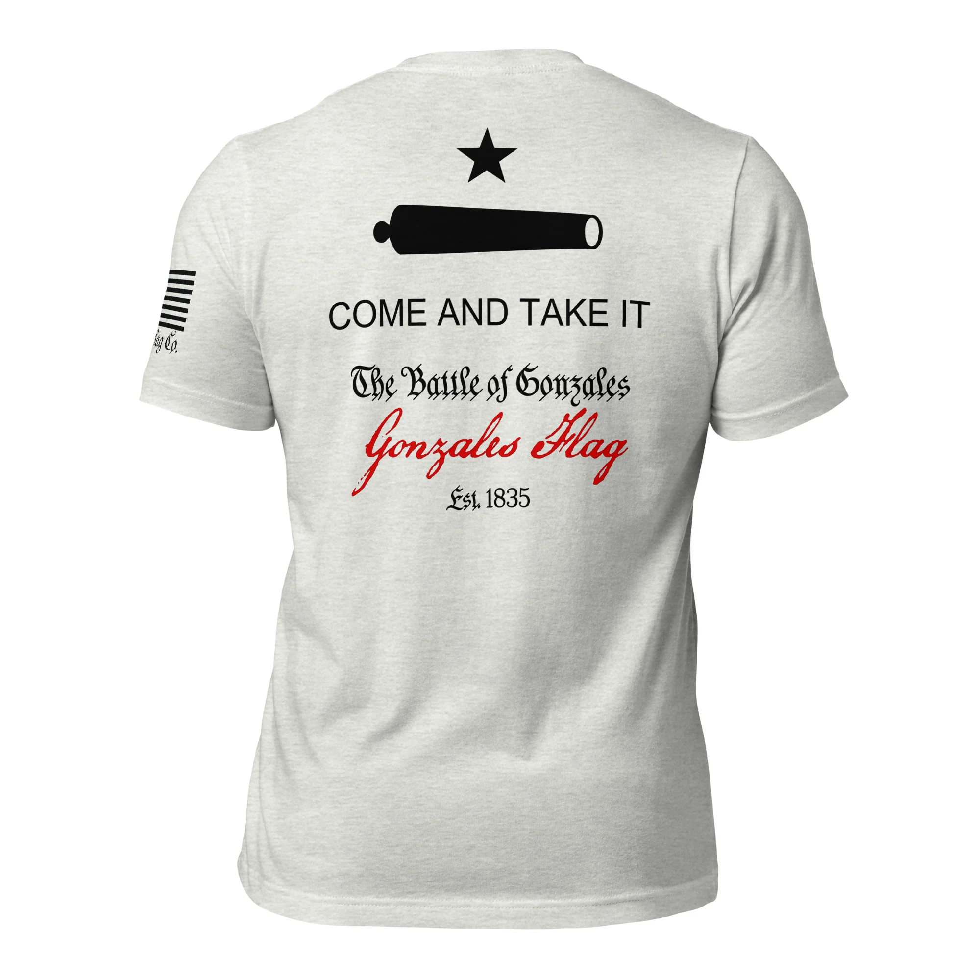 Come and Take It T-Shirt | Gonzales Flag DTG Print - Image 59