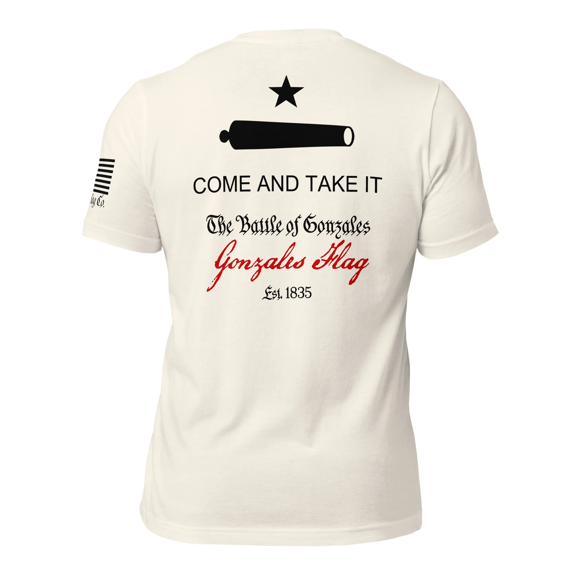 Come and Take It T-Shirt | Gonzales Flag DTG Print - Image 63