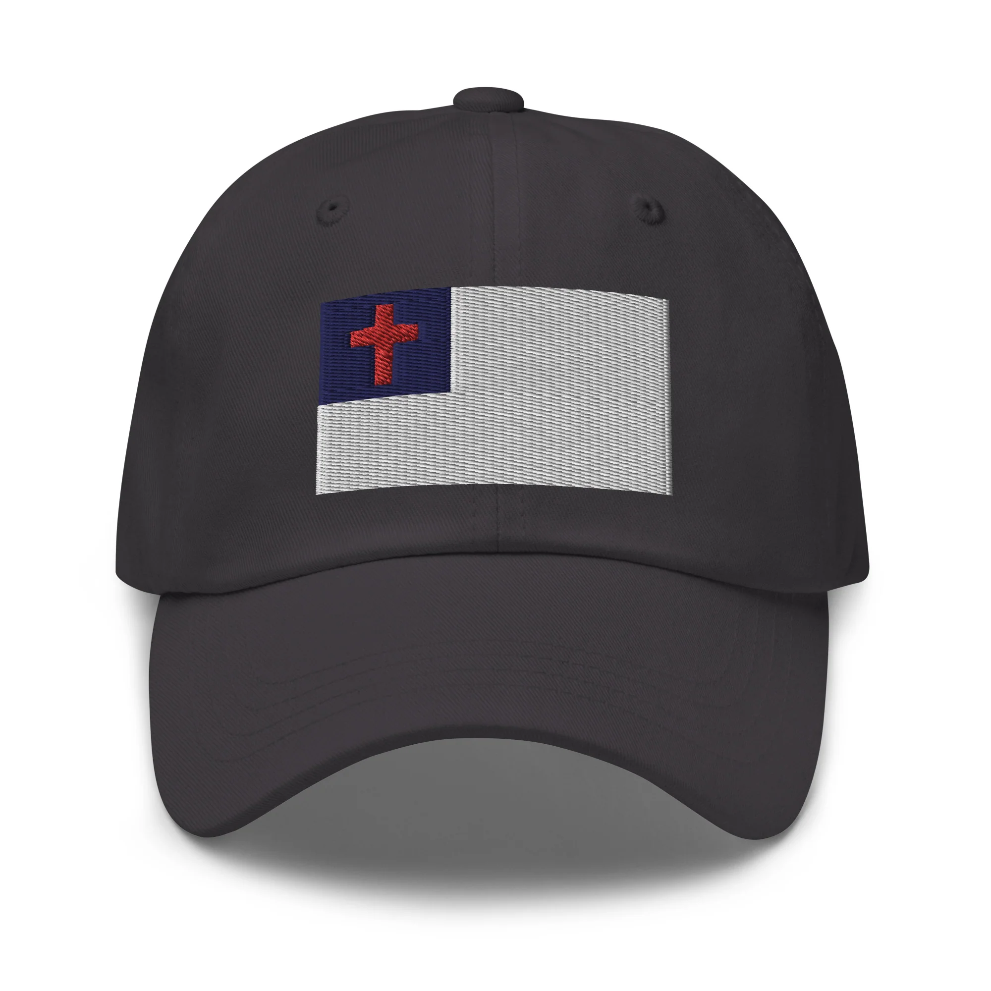 Dad Hat - Christian Flag (Embroidered Flag) - Image 23