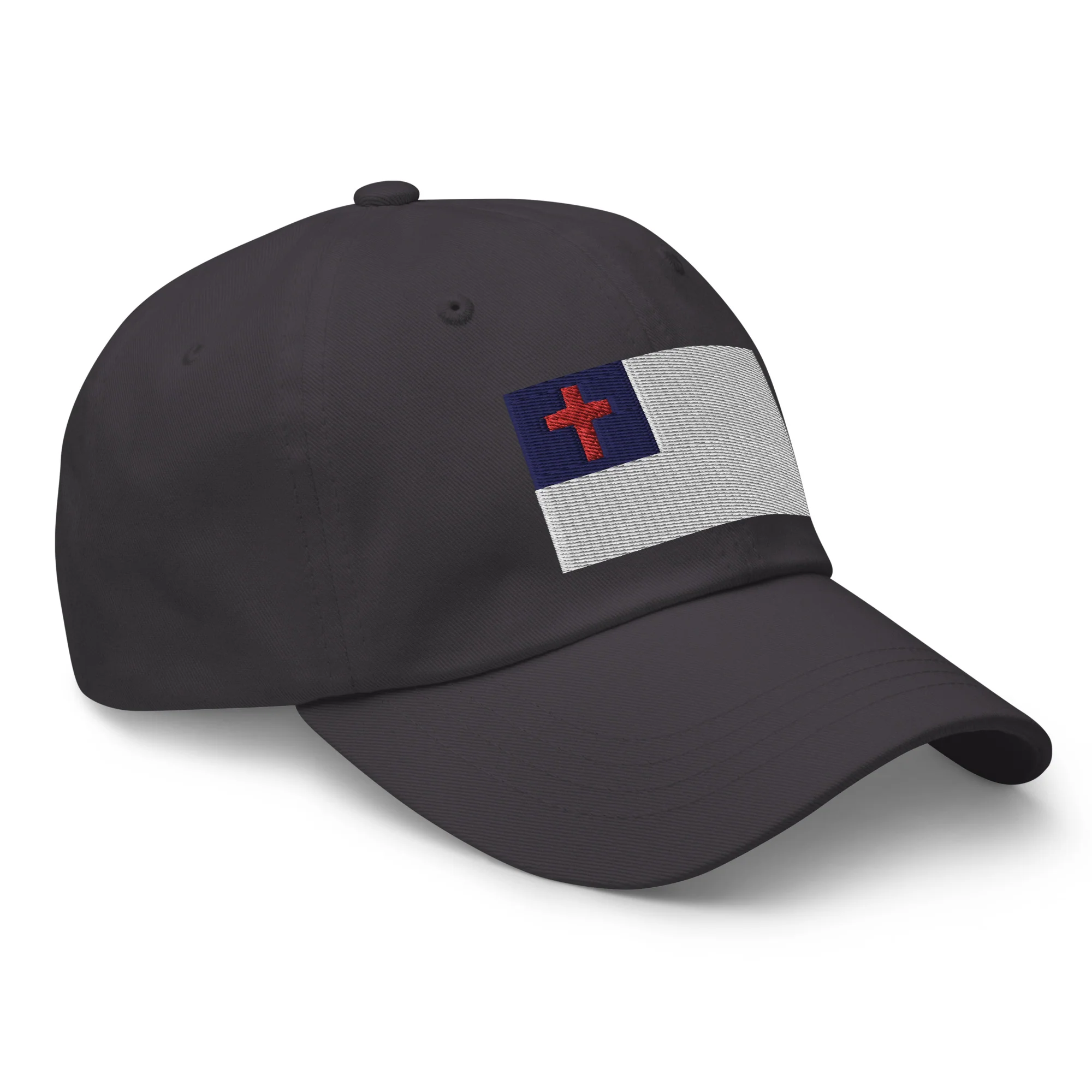 Dad Hat - Christian Flag (Embroidered Flag) - Image 24