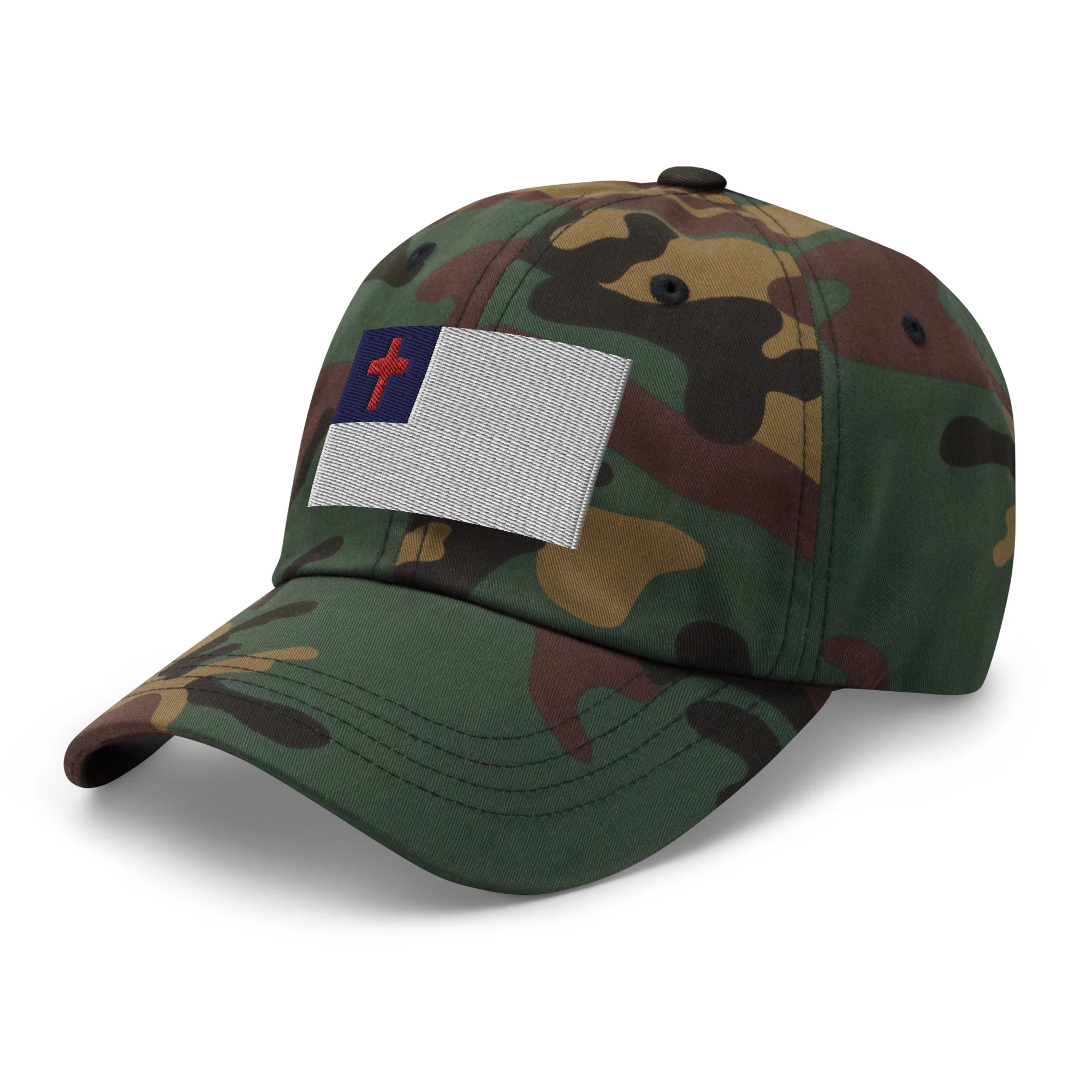 Dad Hat - Christian Flag (Embroidered Flag) - Image 28