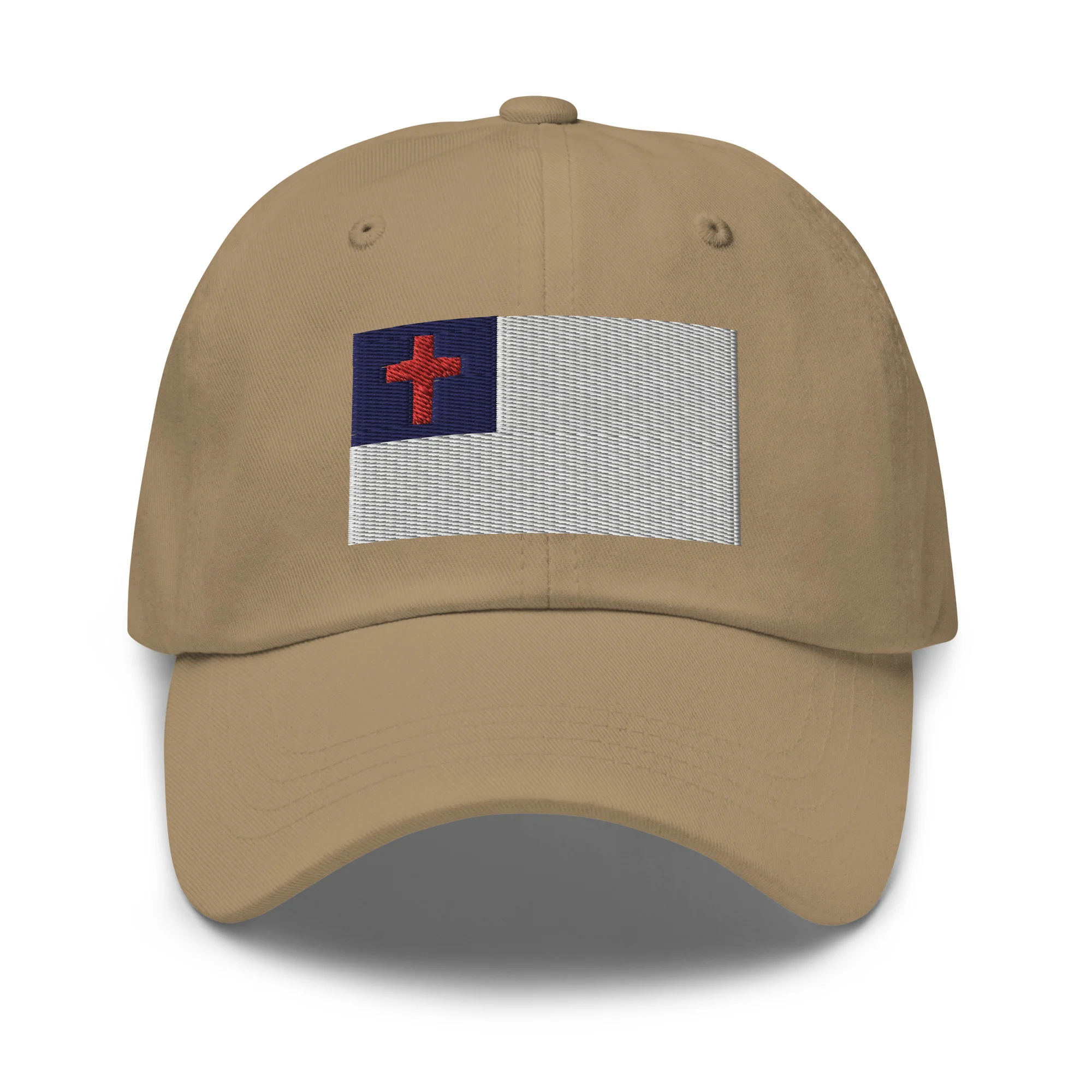 Dad Hat - Christian Flag (Embroidered Flag) - Image 29