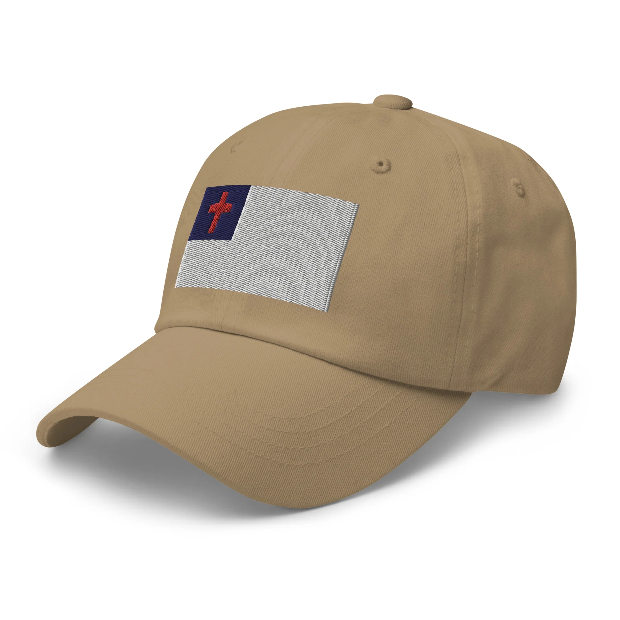 Dad Hat - Christian Flag (Embroidered Flag) - Image 31