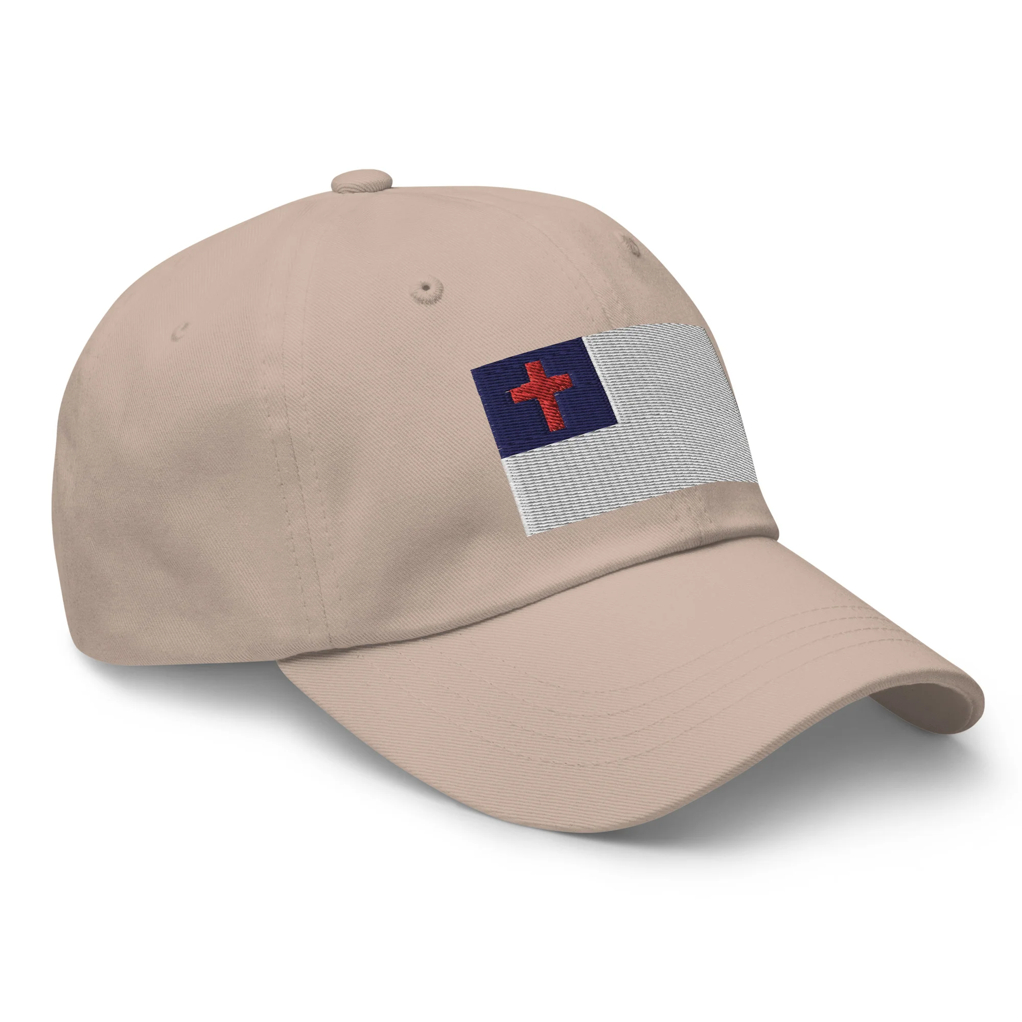 Dad Hat - Christian Flag (Embroidered Flag) - Image 33