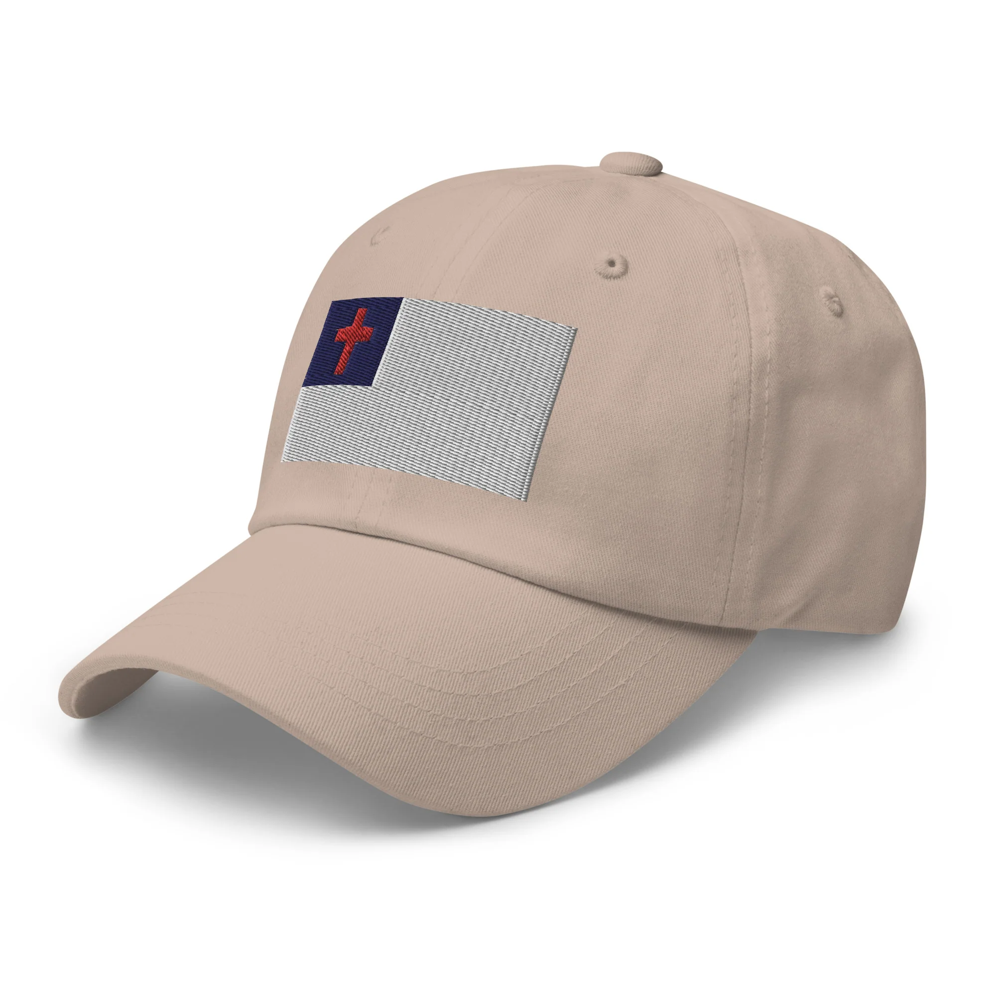 Dad Hat - Christian Flag (Embroidered Flag) - Image 34