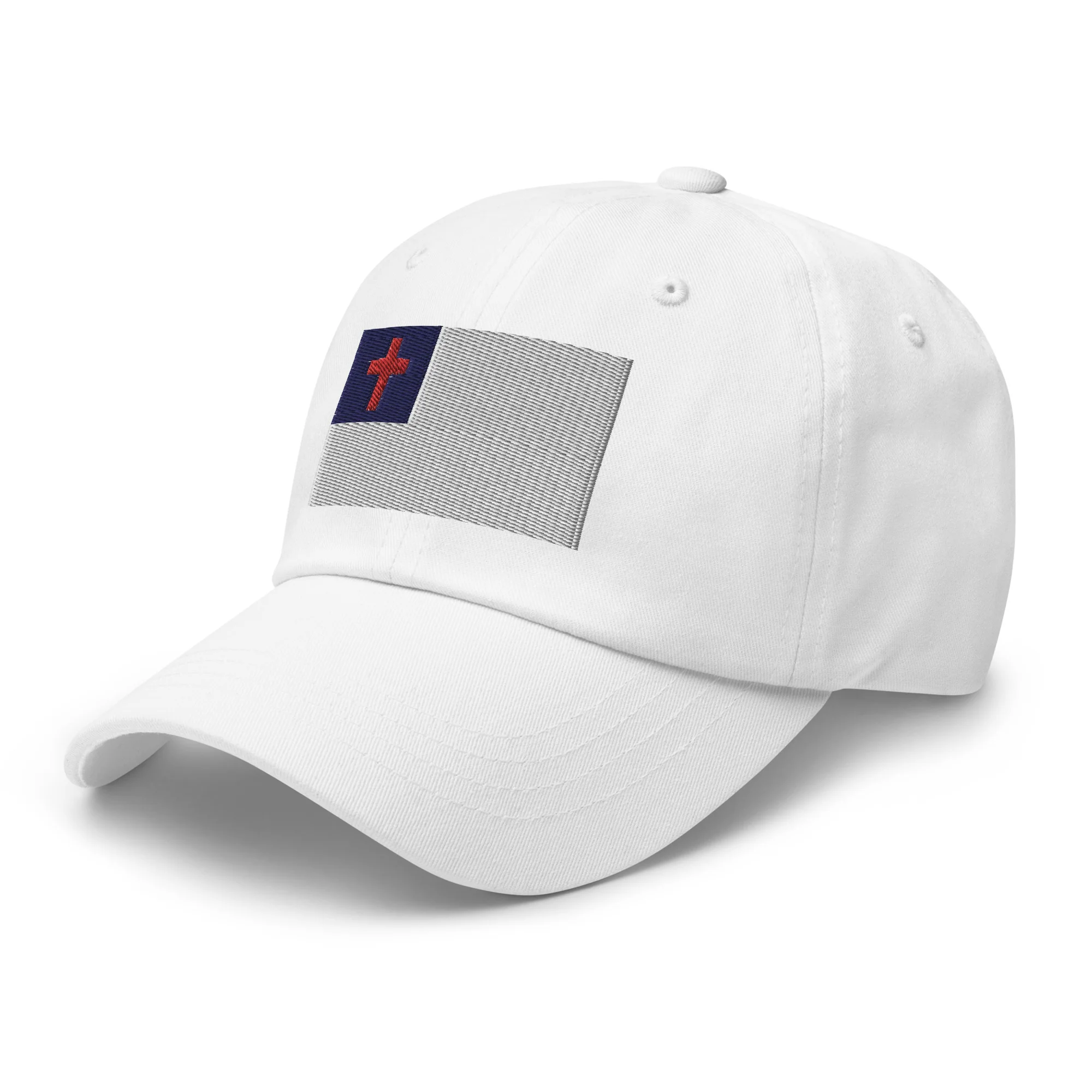 Dad Hat - Christian Flag (Embroidered Flag) - Image 43
