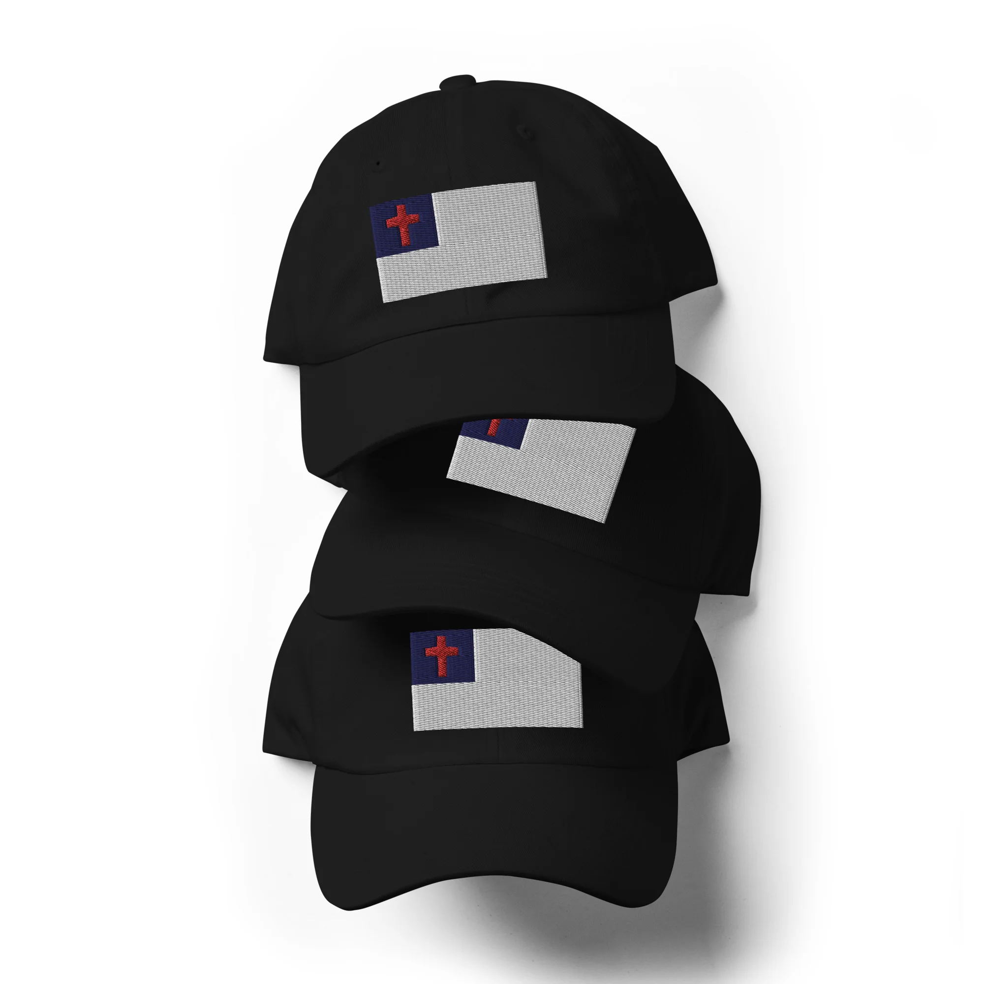 Dad Hat - Christian Flag (Embroidered Flag) - Image 8