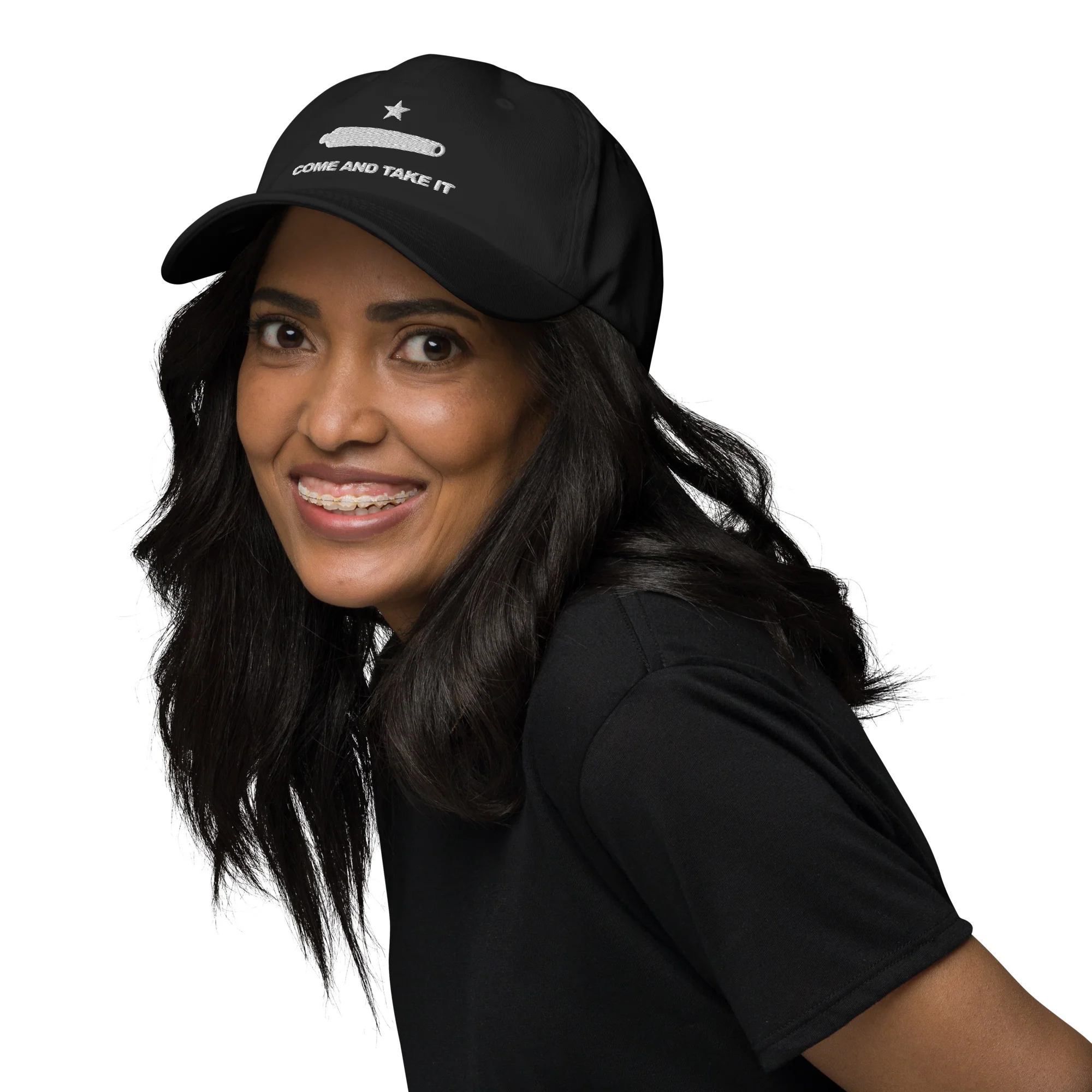Dad Hat - Come And Take It (White Embroidered) - Image 7