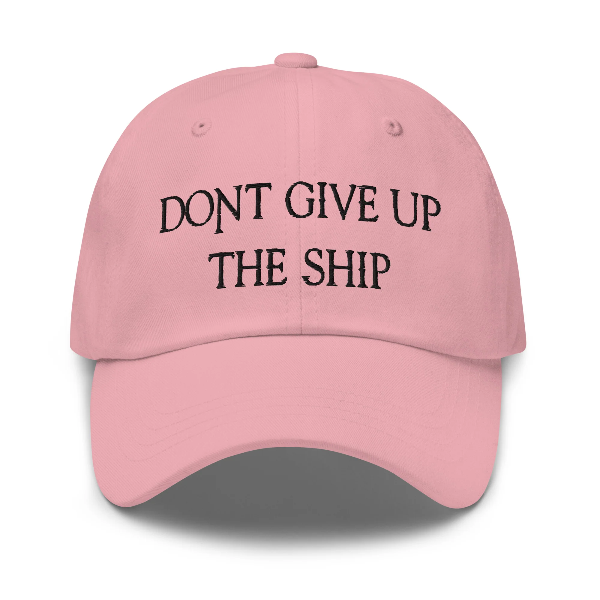 Dad Hat - Dont Give Up The Ship (Black Embroidered) - Image 25