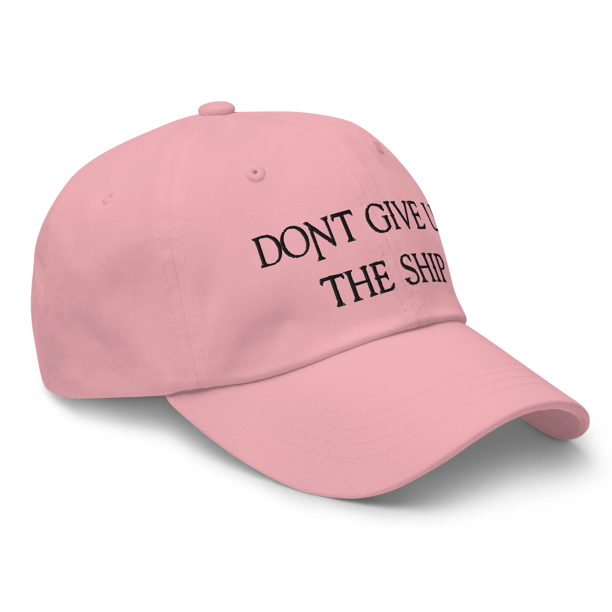 Dad Hat - Dont Give Up The Ship (Black Embroidered) - Image 26