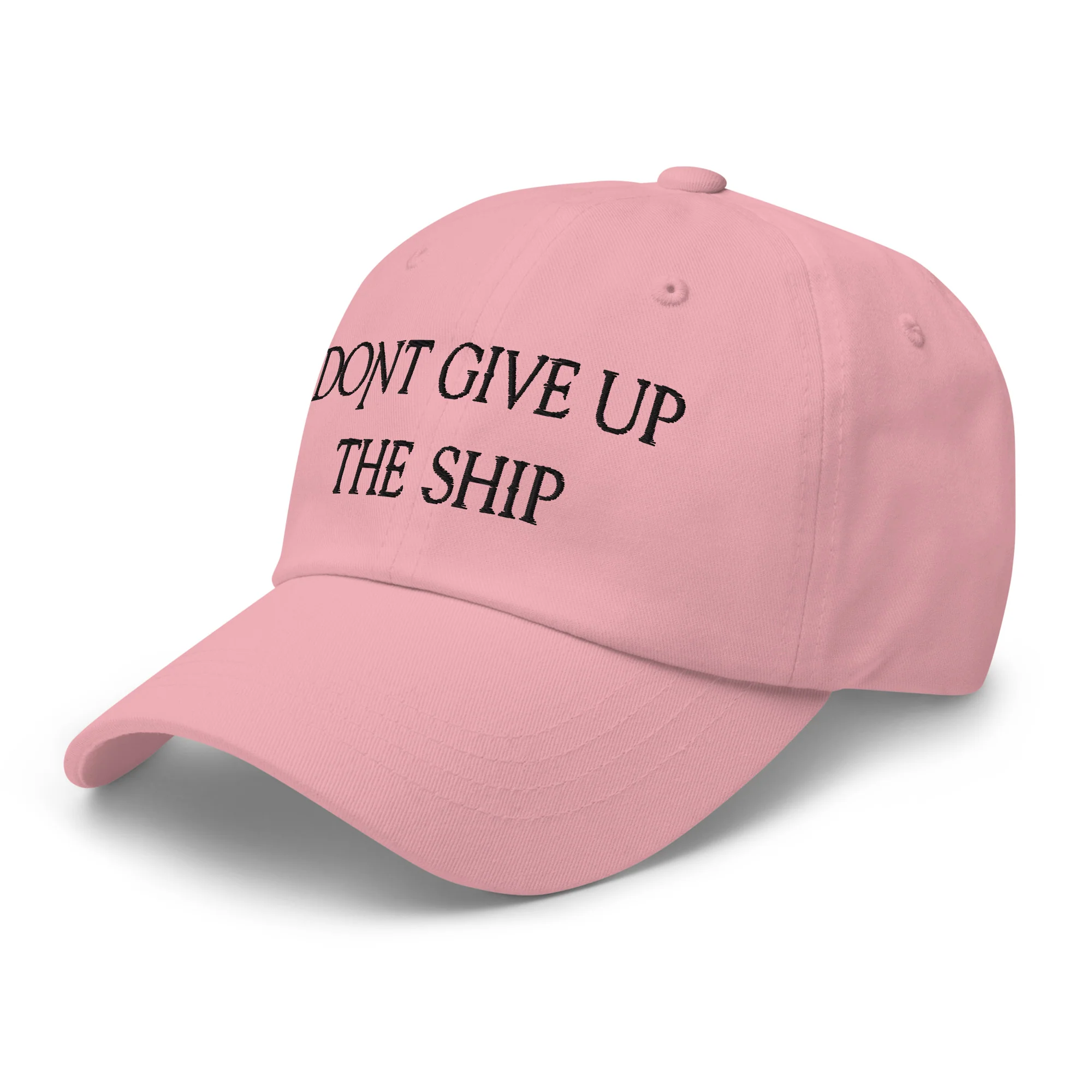 Dad Hat - Dont Give Up The Ship (Black Embroidered) - Image 27