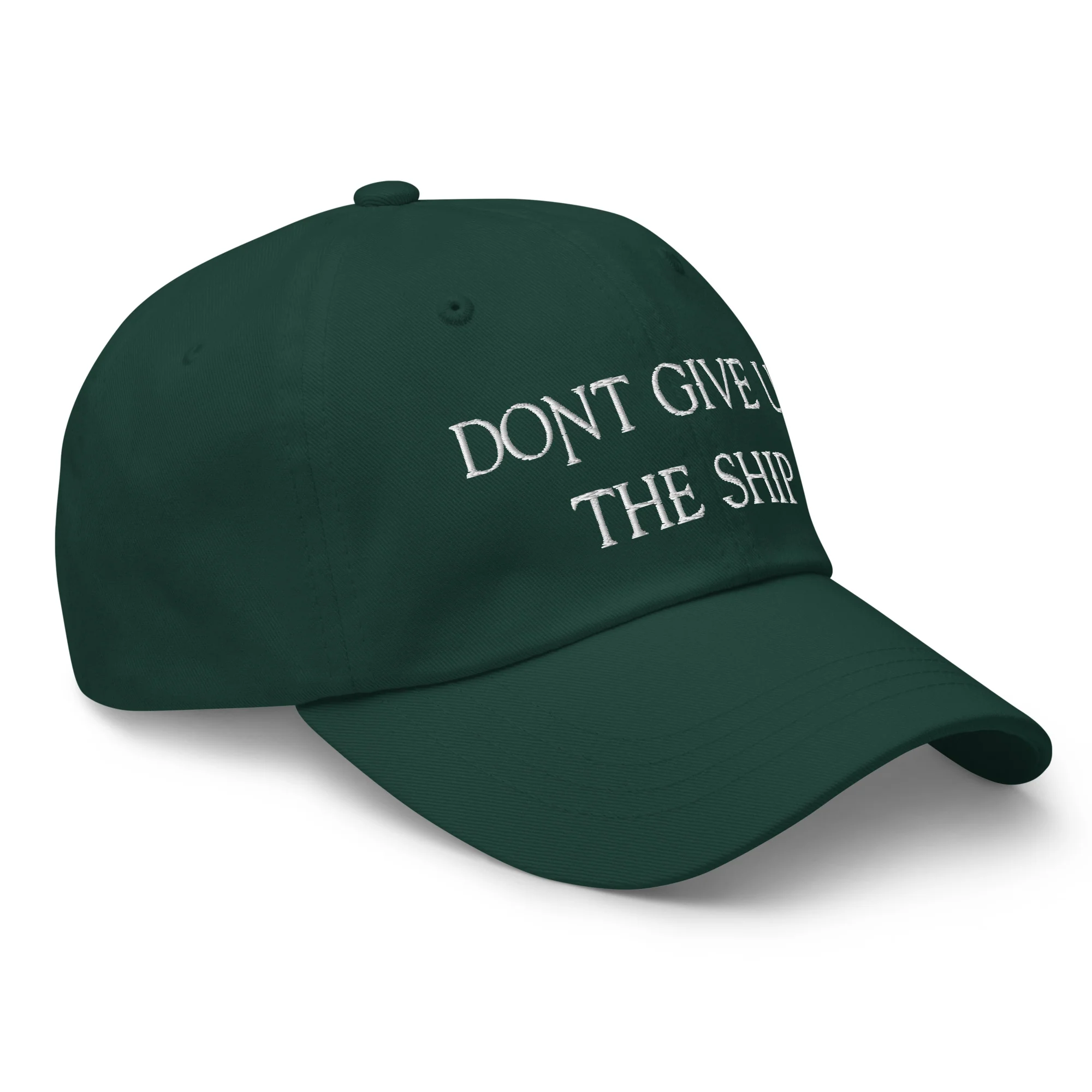 Dad Hat - Dont Give Up The Ship (White Embroidered) - Image 28