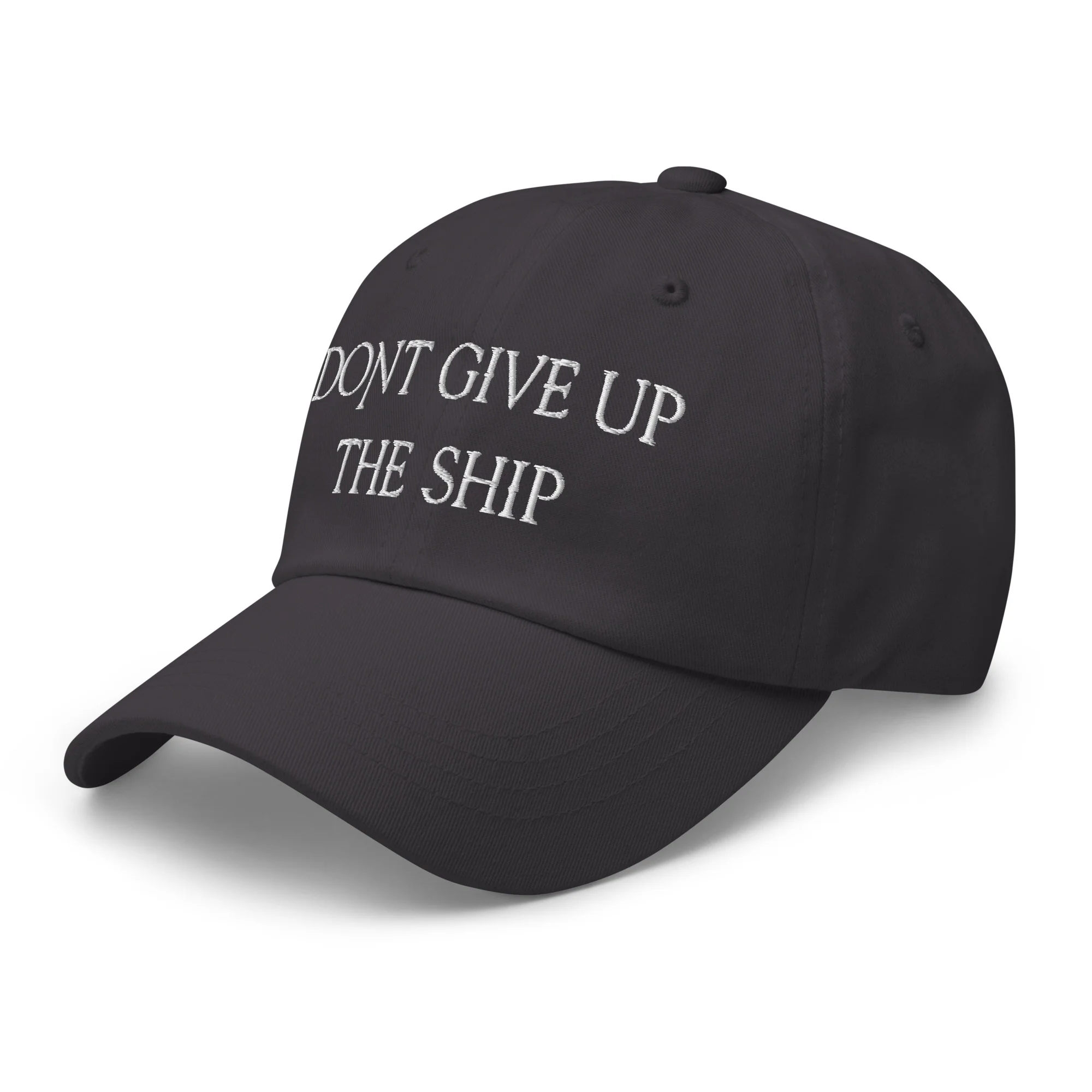 Dad Hat - Dont Give Up The Ship (White Embroidered) - Image 35