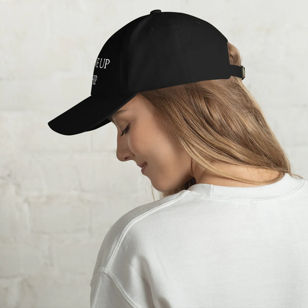 Dad Hat - Dont Give Up The Ship (White Embroidered) - Image 9