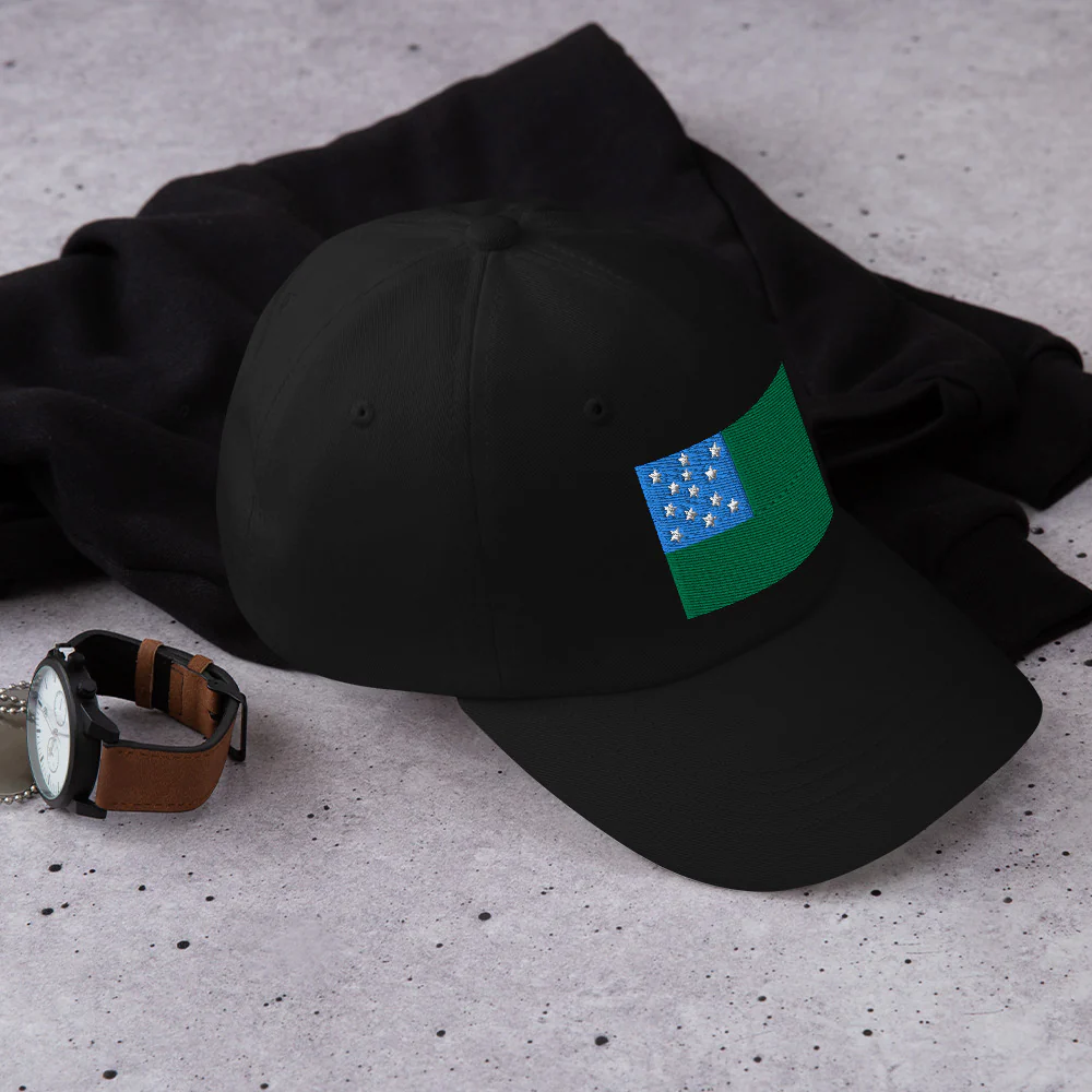 Dad Hat - Green Mountain Boys Flag (Embroidered Flag) - Image 10