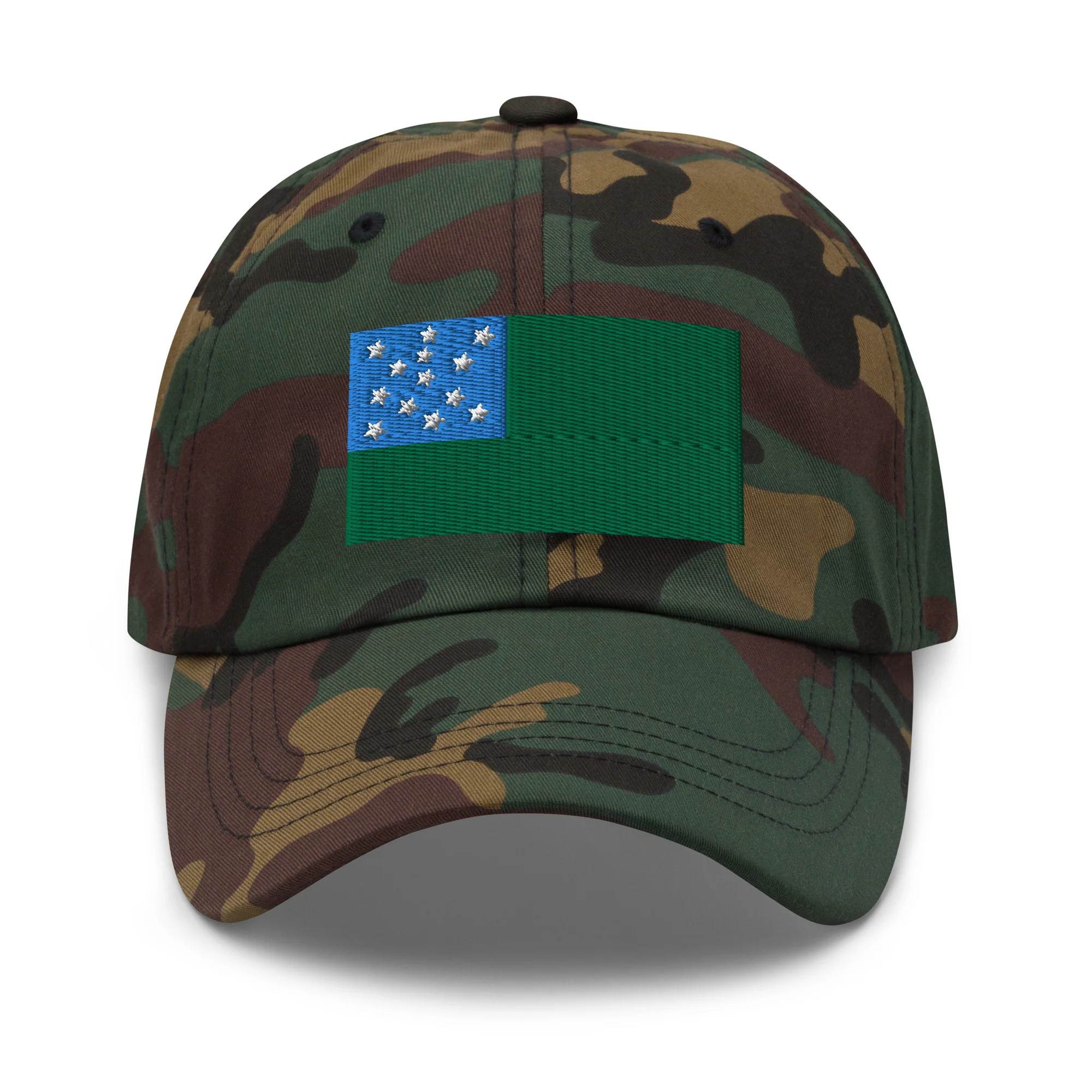 Dad Hat - Green Mountain Boys Flag (Embroidered Flag) - Image 40