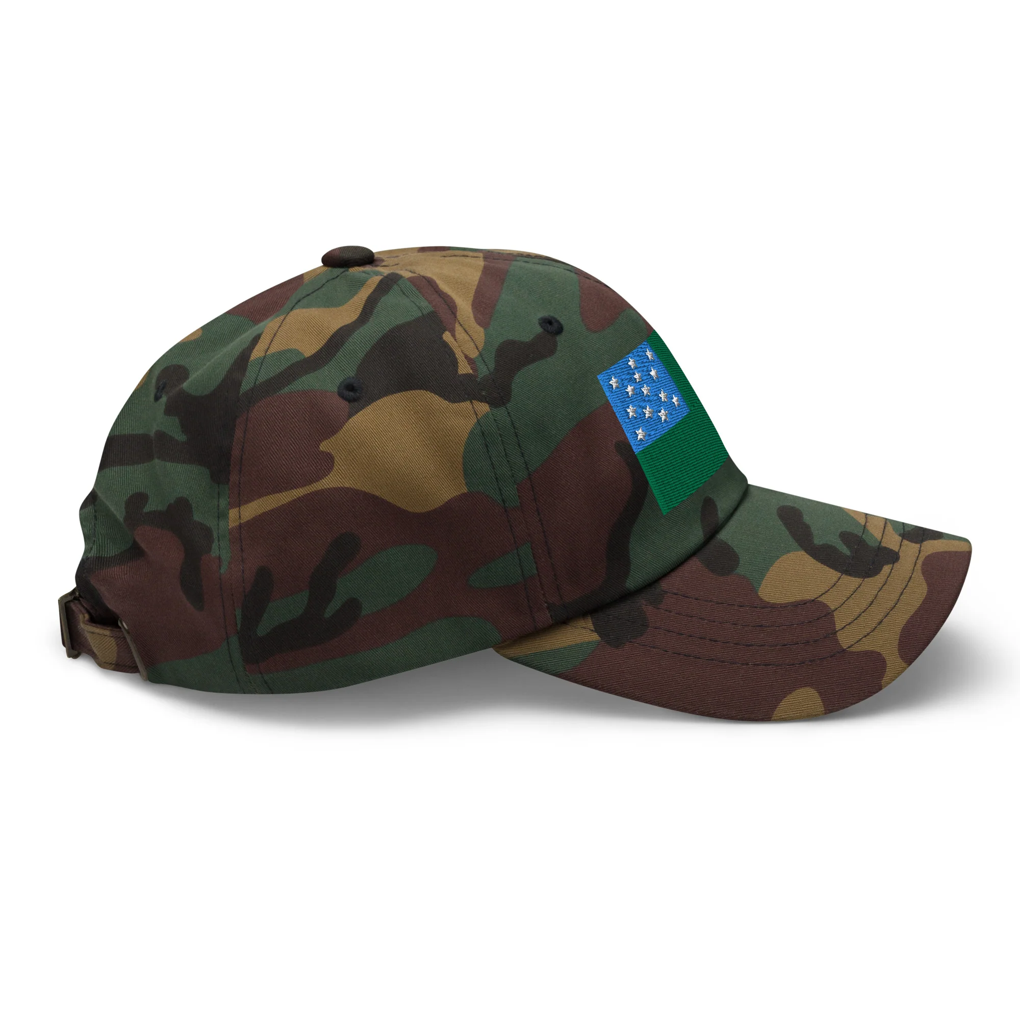 Dad Hat - Green Mountain Boys Flag (Embroidered Flag) - Image 44