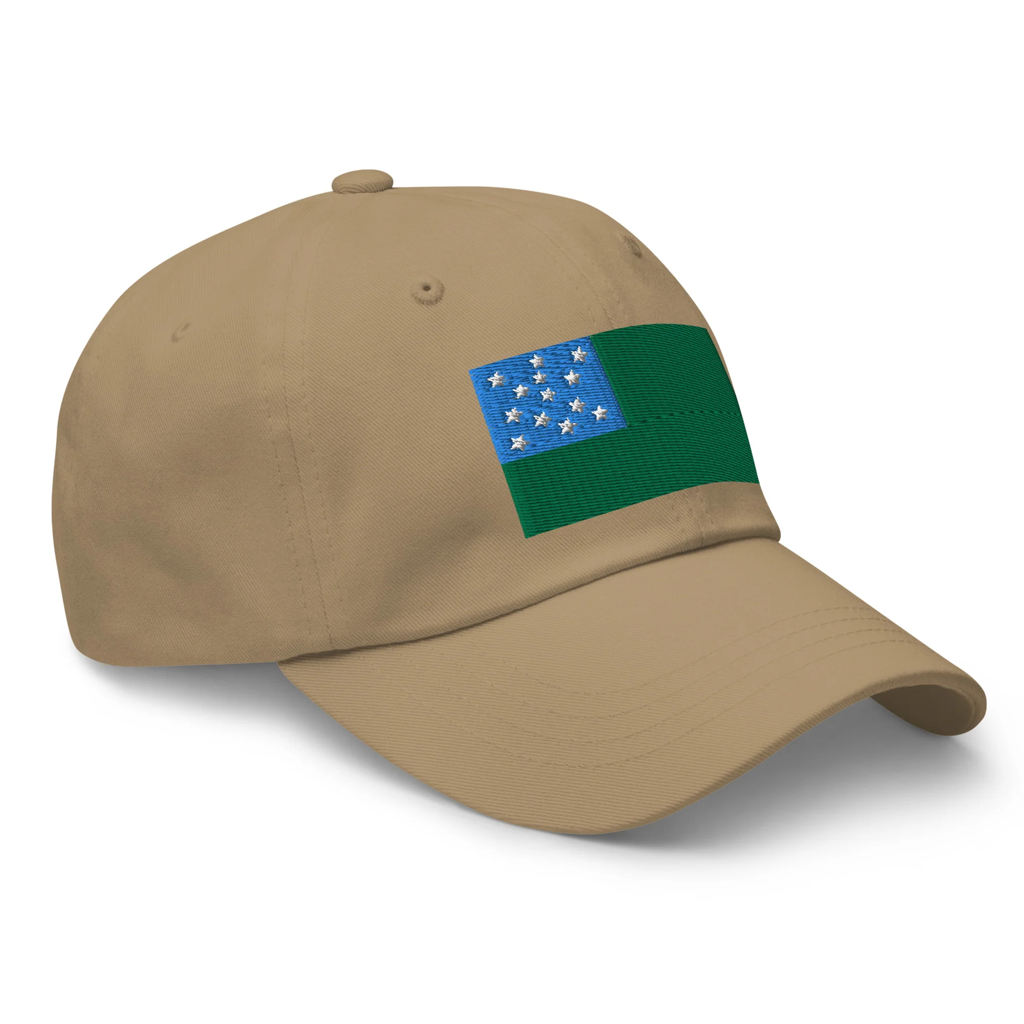 Dad Hat - Green Mountain Boys Flag (Embroidered Flag) - Image 47