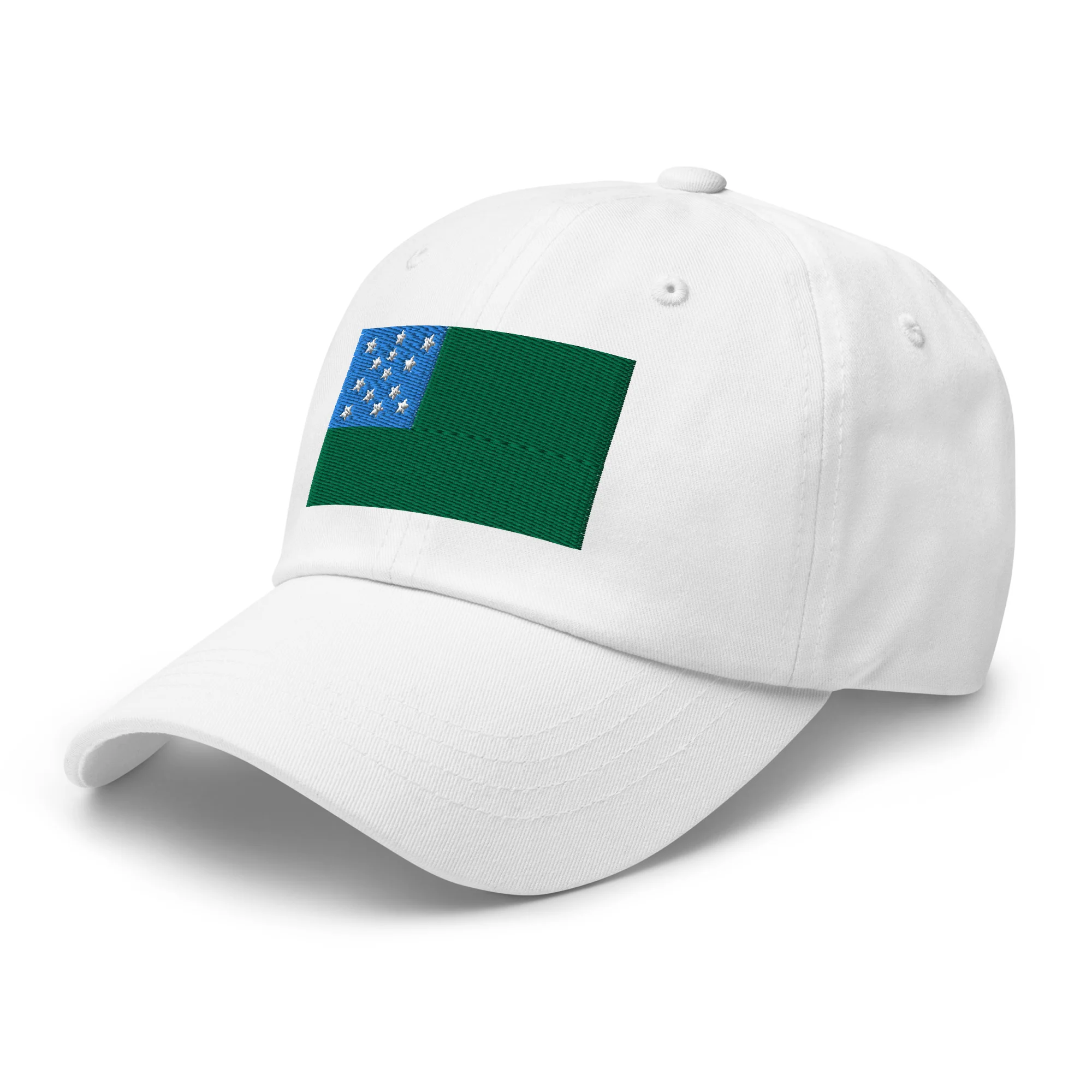 Dad Hat - Green Mountain Boys Flag (Embroidered Flag) - Image 72
