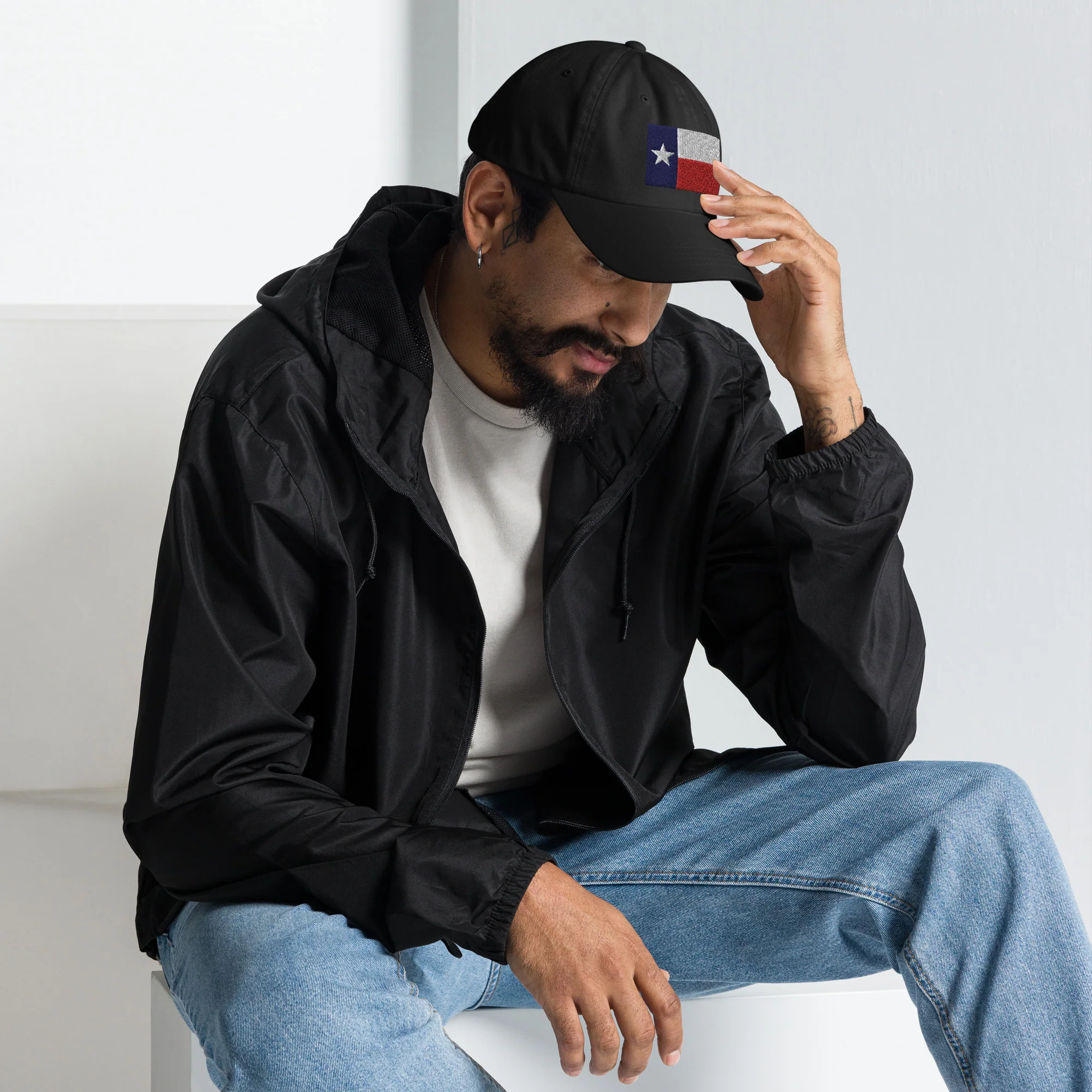 Dad Hat - Texas State Flag (Embroidered Flag) - Image 11