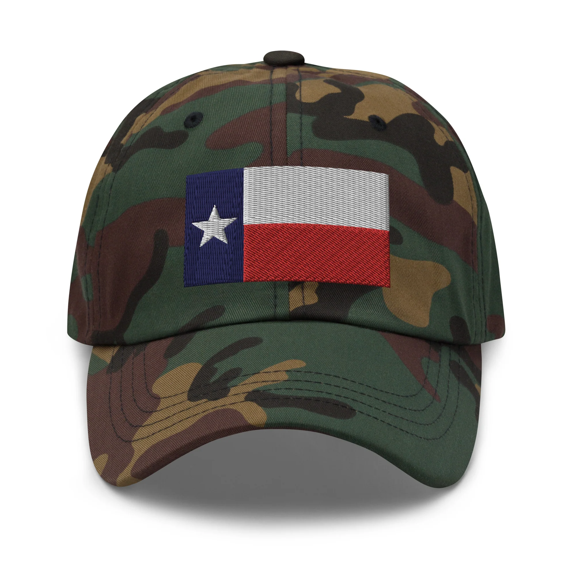 Dad Hat - Texas State Flag (Embroidered Flag) - Image 31