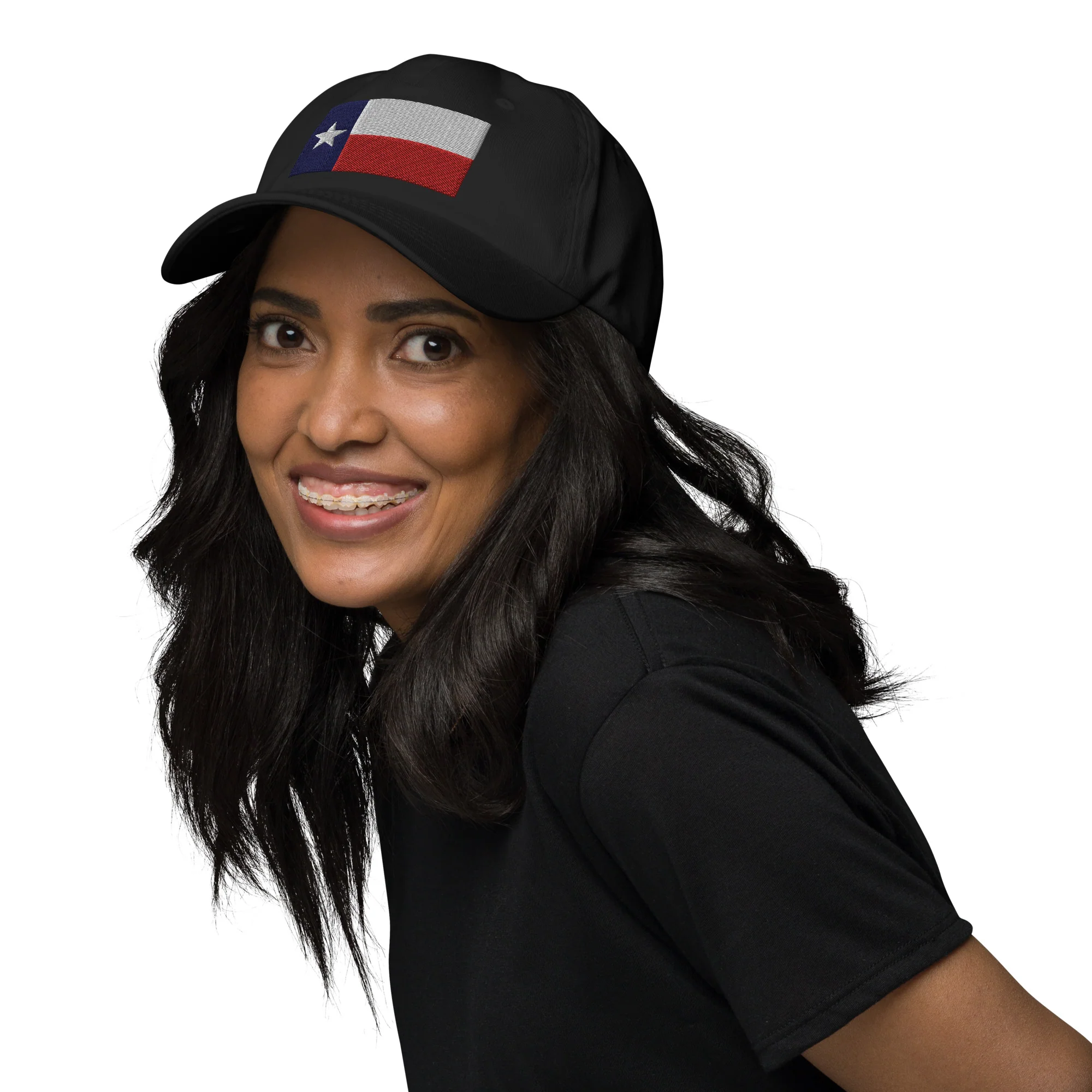 Dad Hat - Texas State Flag (Embroidered Flag) - Image 7