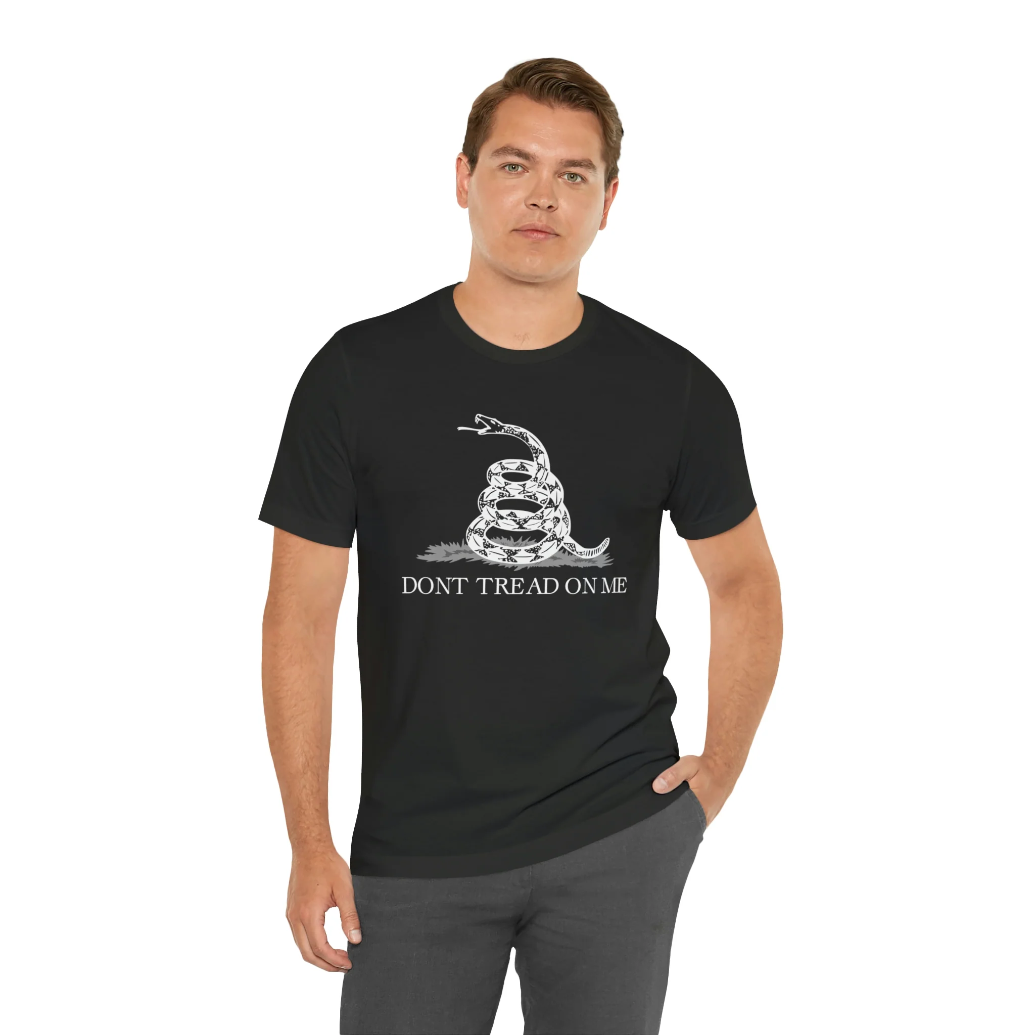 Don't Tread On Me T Shirt: Bella + Canvas 3001 - Image 17