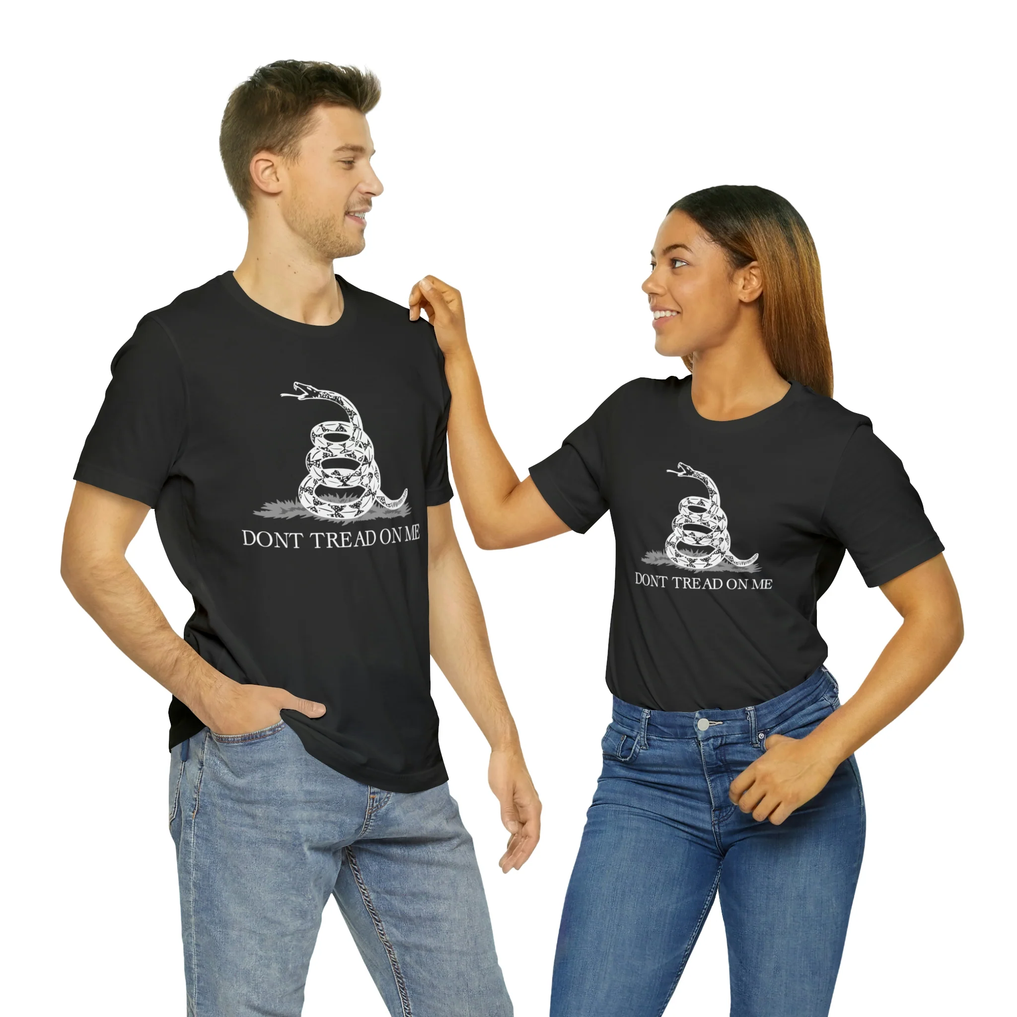 Don't Tread On Me T Shirt: Bella + Canvas 3001 - Image 19