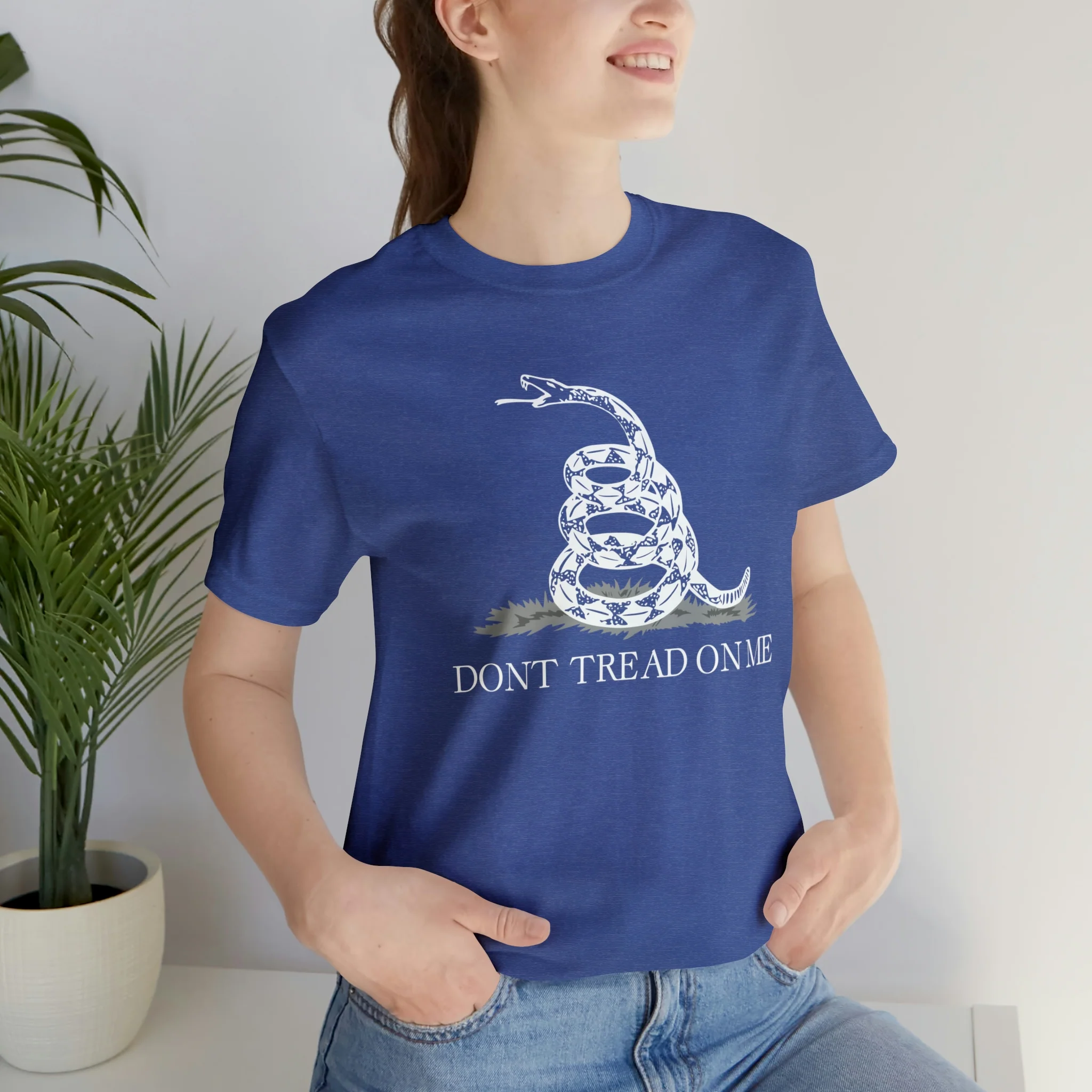 Don't Tread On Me T Shirt: Bella + Canvas 3001 - Image 54