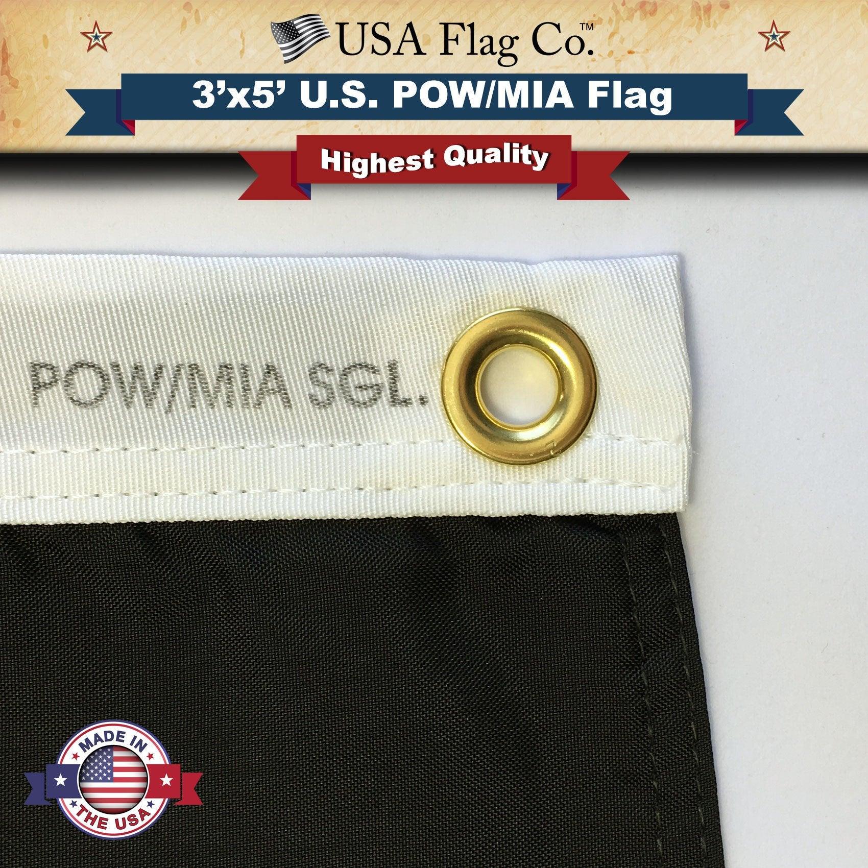 Double-Sided Polyester POW MIA Flag 3x5 - Image 5