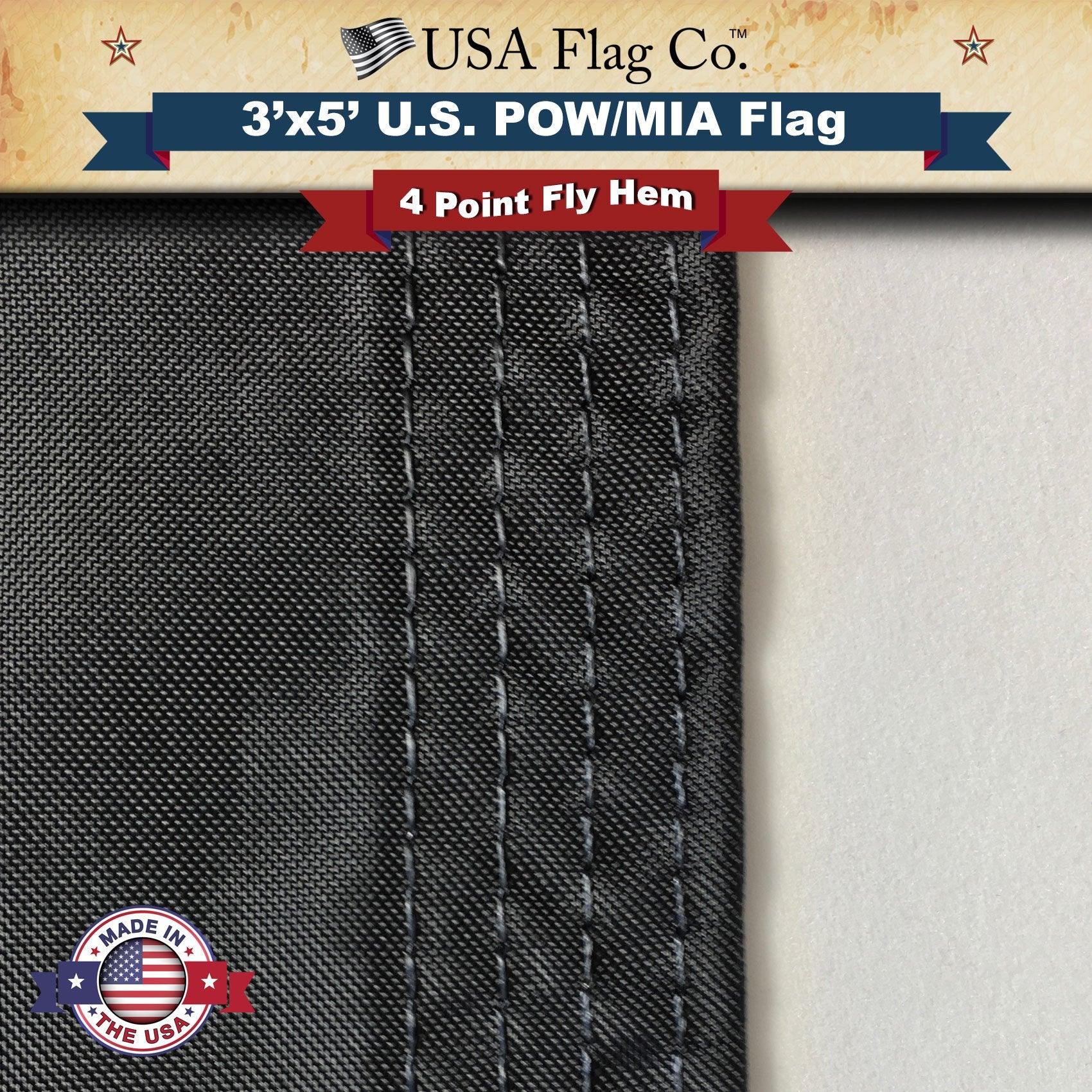 Double-Sided Polyester POW MIA Flag 3x5 - Image 6