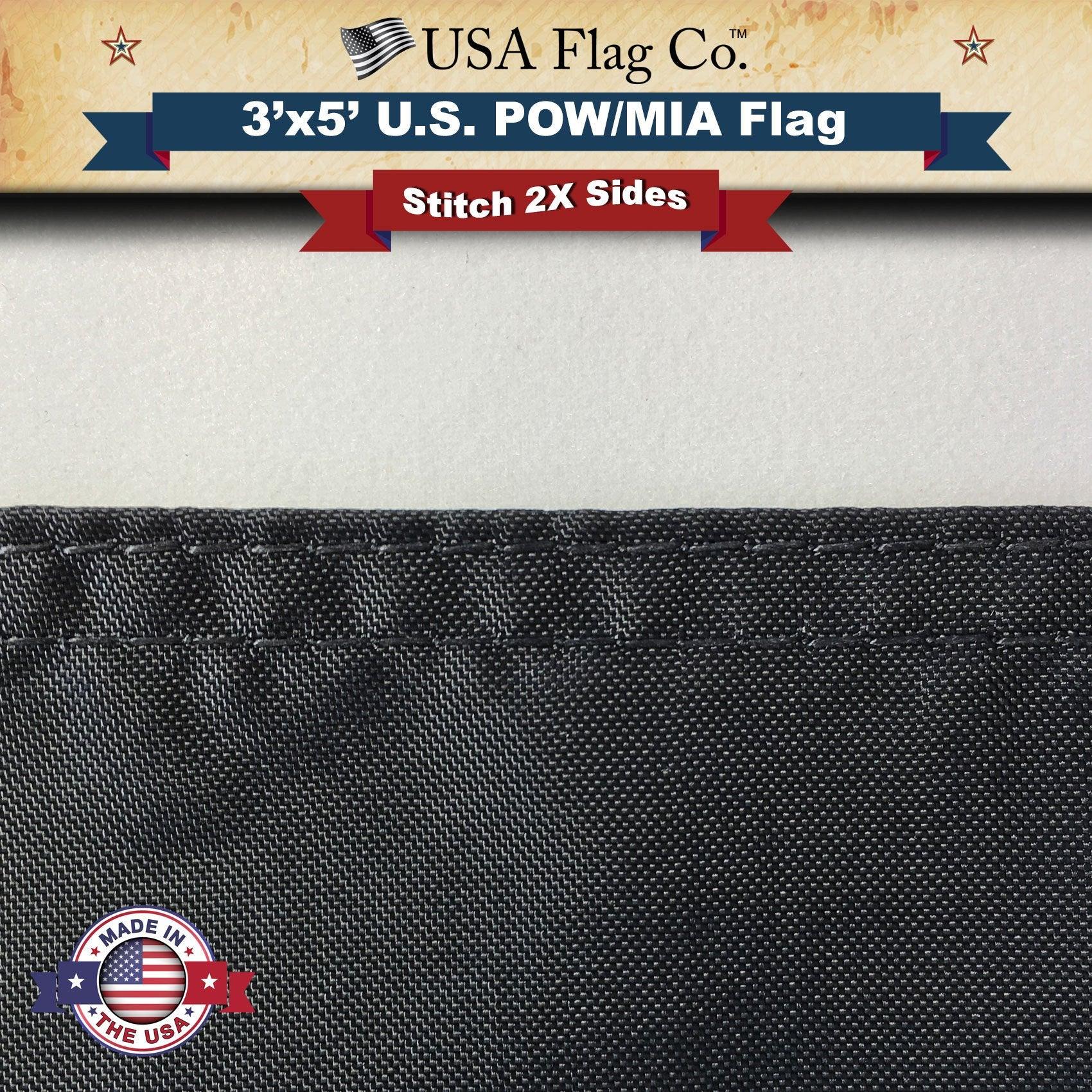 Double-Sided Polyester POW MIA Flag 3x5 - Image 7