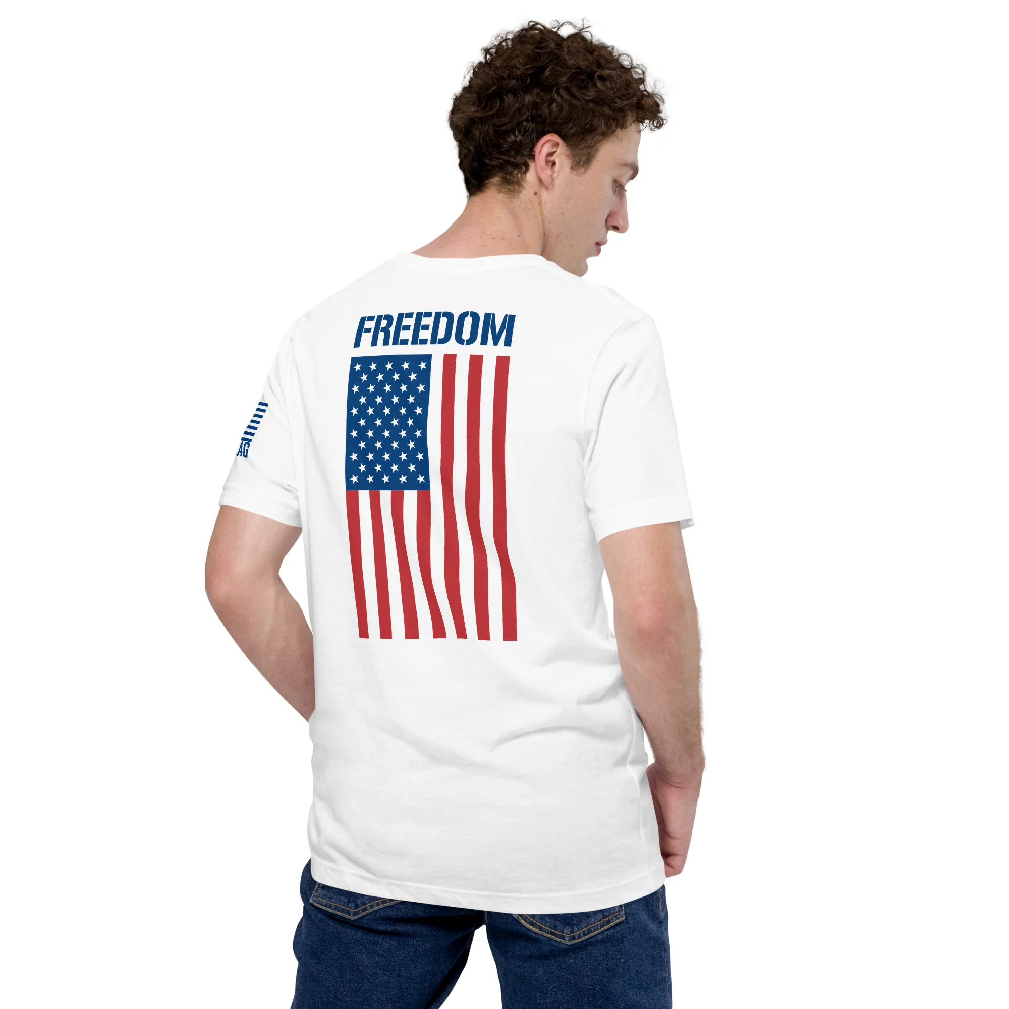 50-Star American Flag T-Shirt | Durable & Vibrant | DTF Printing - Image 11