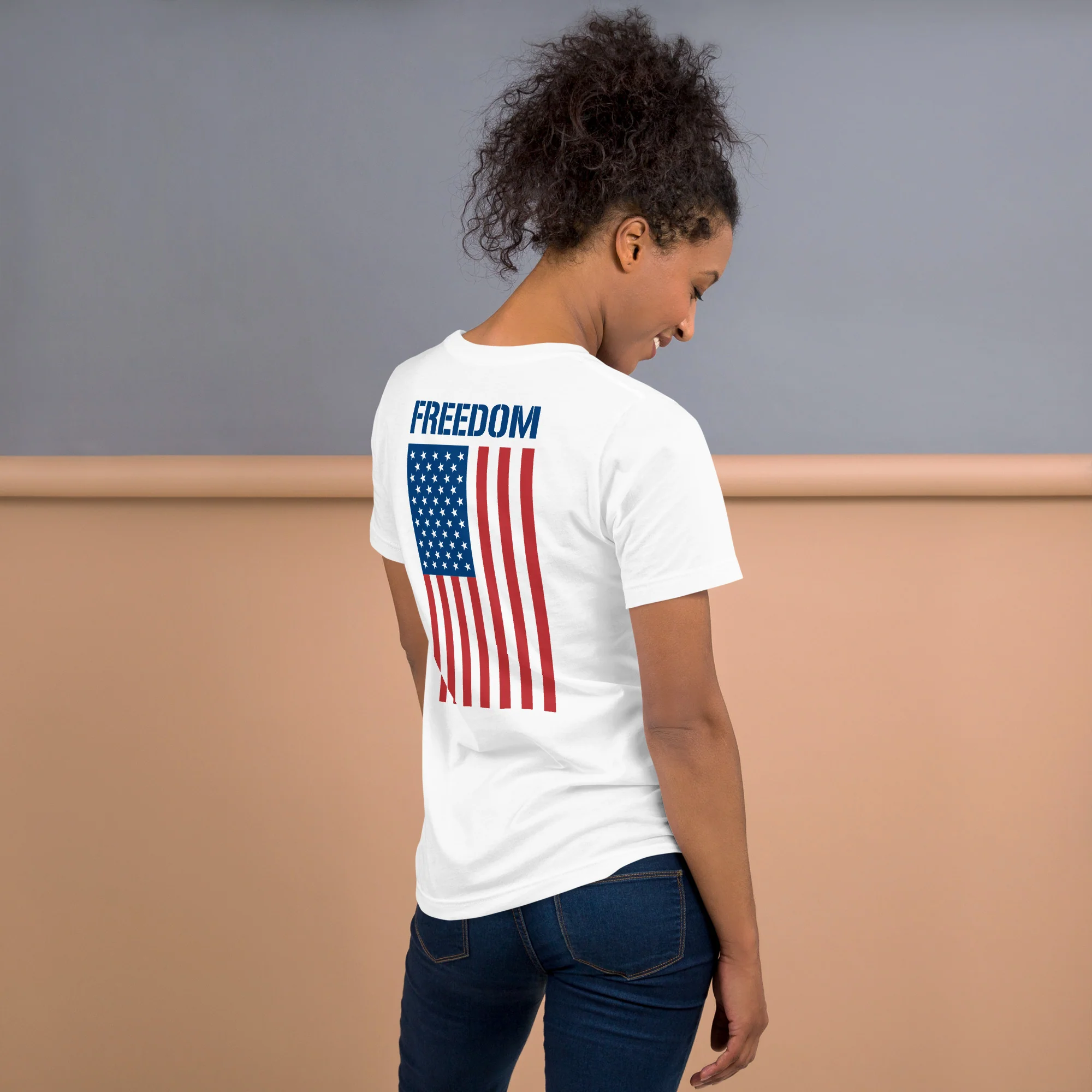 50-Star American Flag T-Shirt | Durable & Vibrant | DTF Printing - Image 16