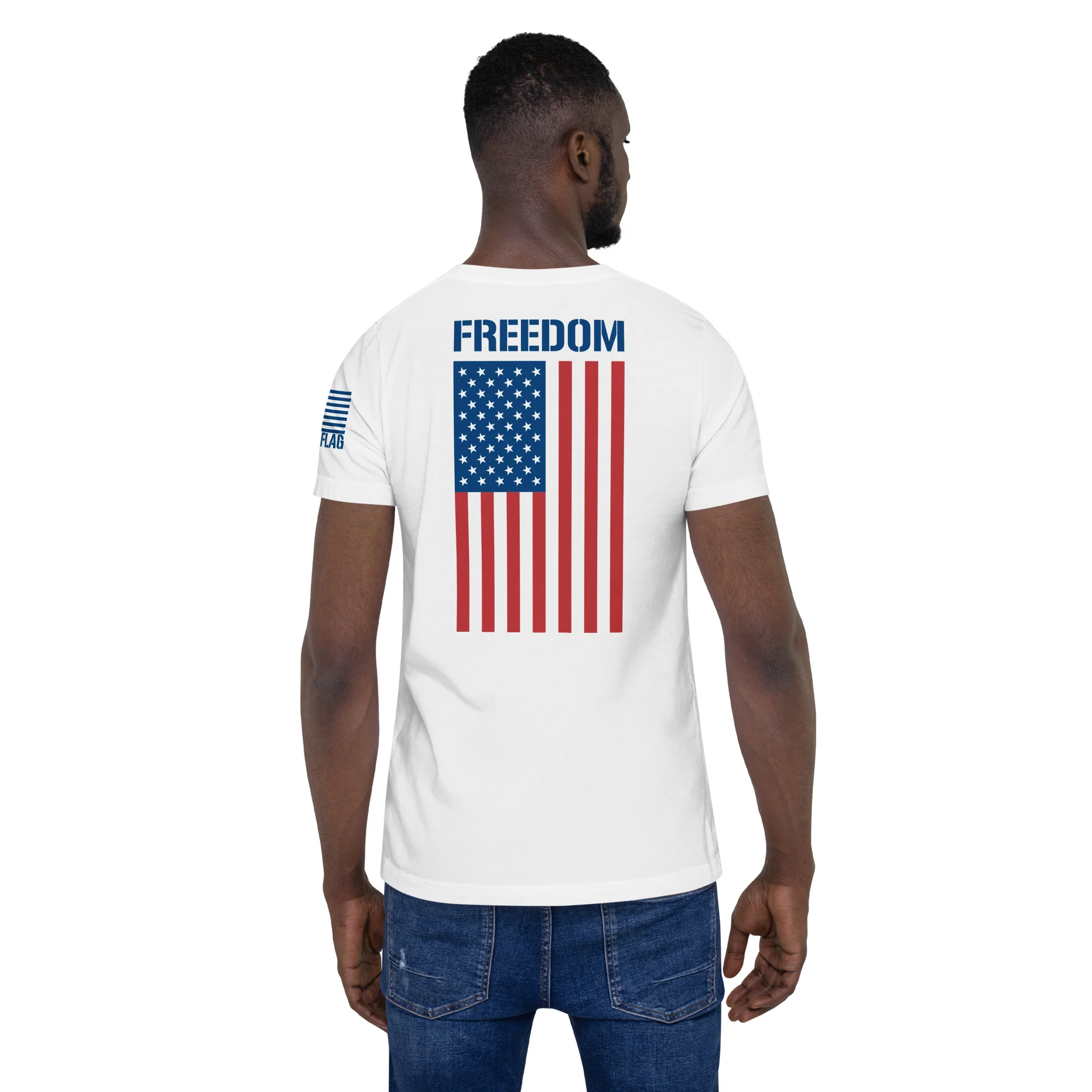 50-Star American Flag T-Shirt | Durable & Vibrant | DTF Printing - Image 8