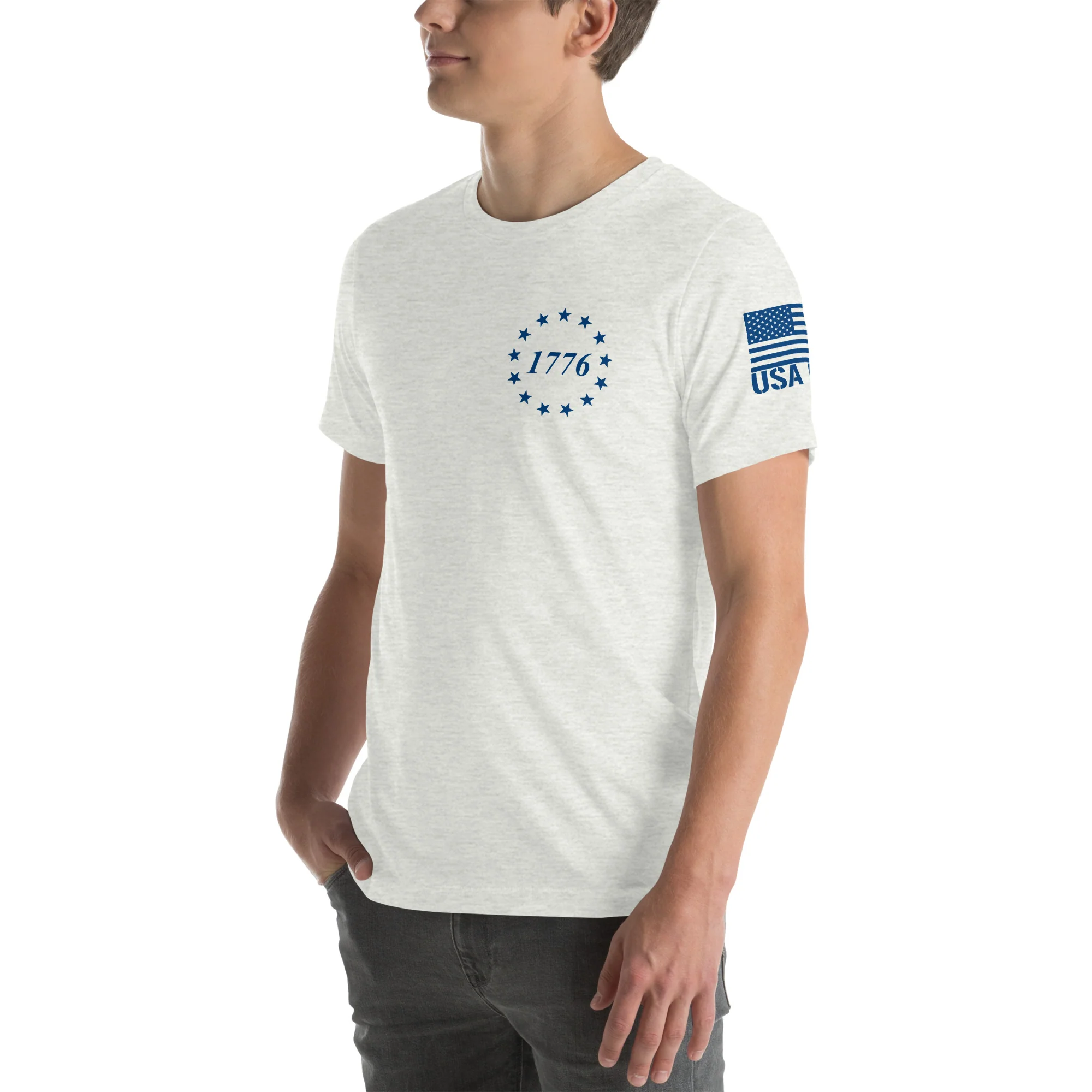 Freedom USA Flag T-Shirt | Durable, Vibrant Design | DTF Printing - Image 11