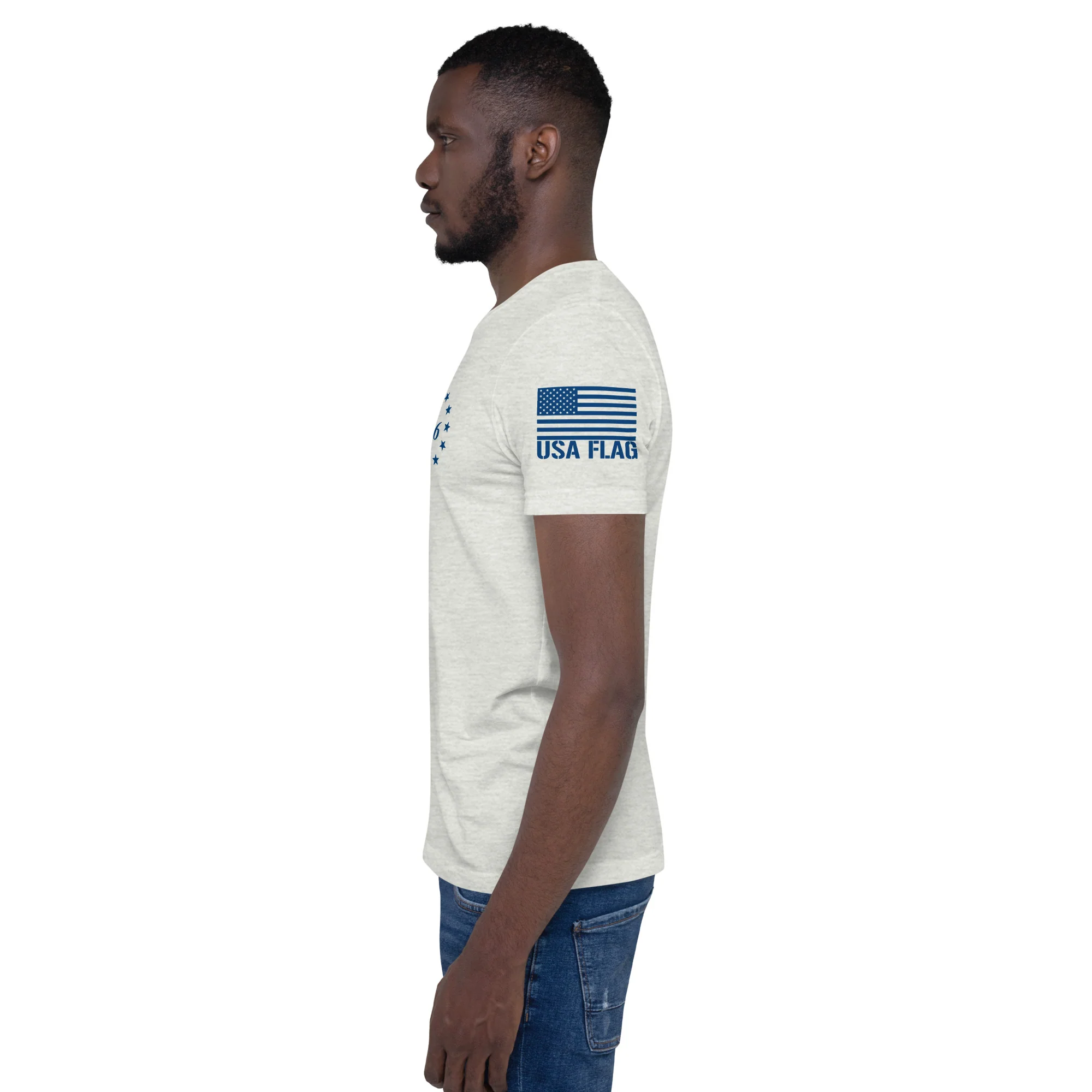 Freedom USA Flag T-Shirt | Durable, Vibrant Design | DTF Printing - Image 14