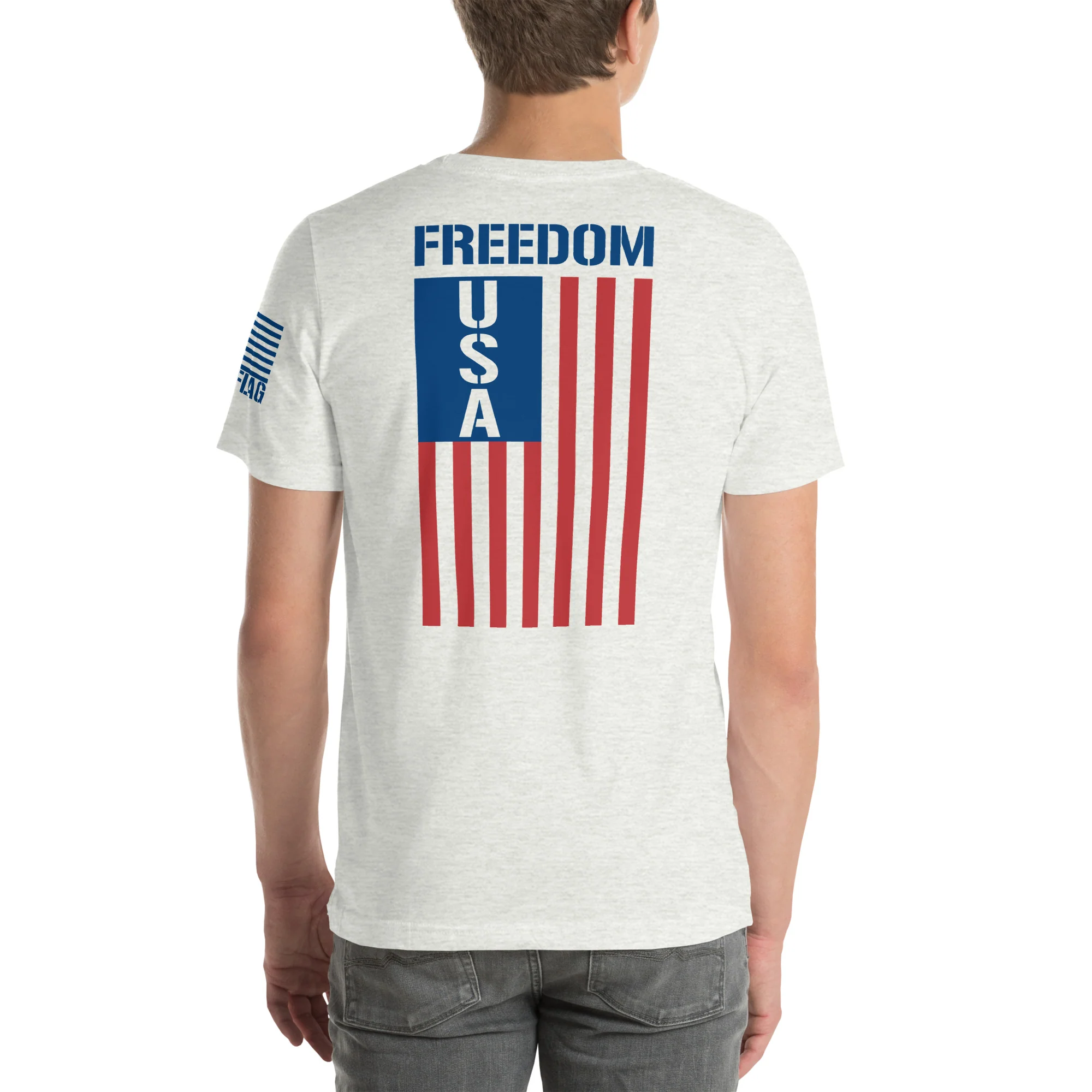 Freedom USA Flag T-Shirt | Durable, Vibrant Design | DTF Printing - Image 17