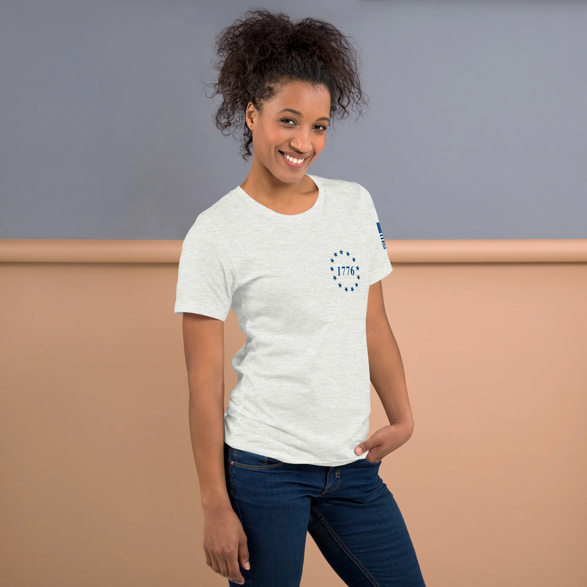 Freedom USA Flag T-Shirt | Durable, Vibrant Design | DTF Printing - Image 18