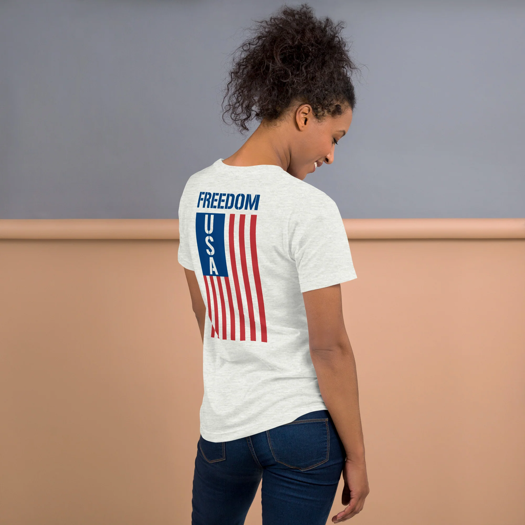 Freedom USA Flag T-Shirt | Durable, Vibrant Design | DTF Printing - Image 19