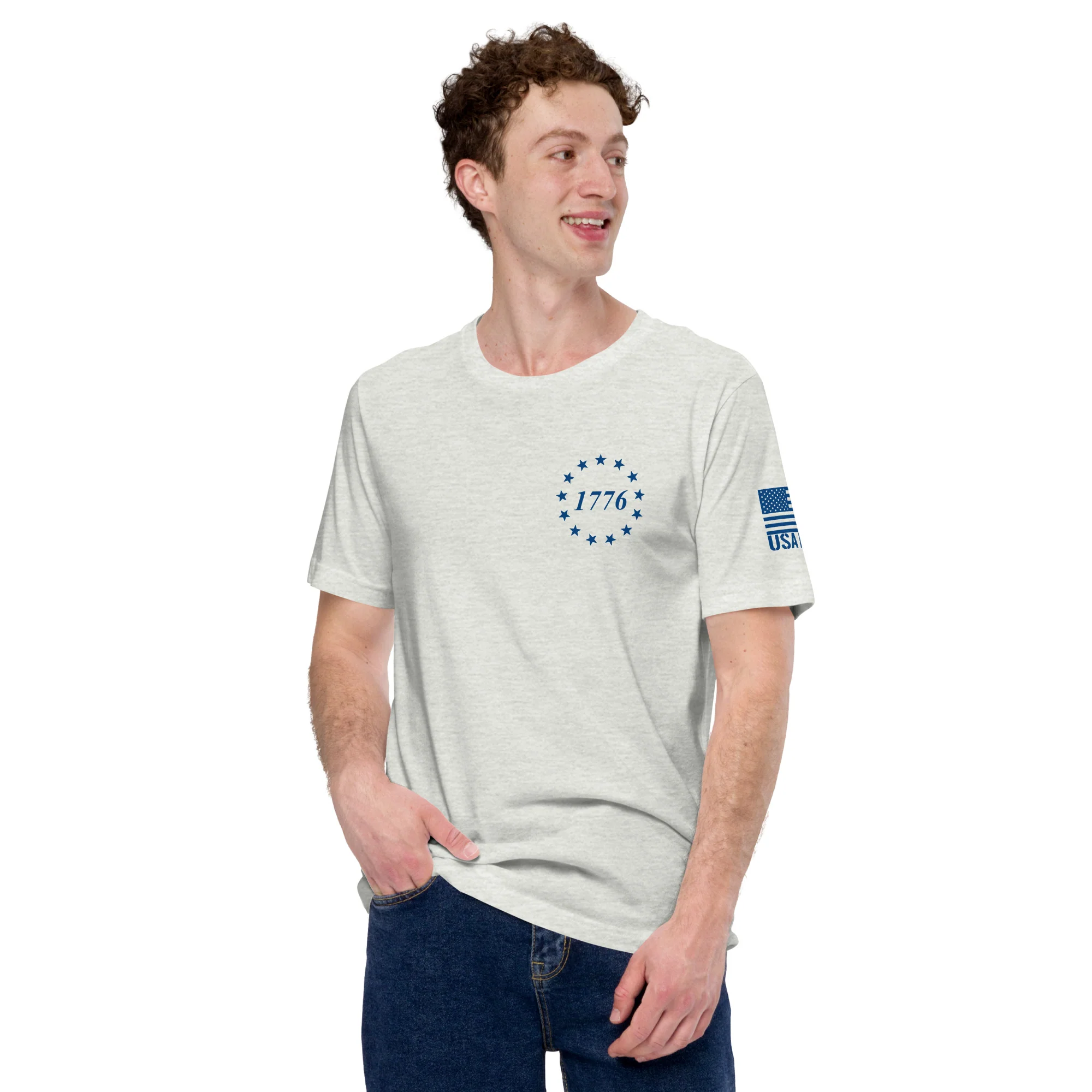 Freedom USA Flag T-Shirt | Durable, Vibrant Design | DTF Printing - Image 9