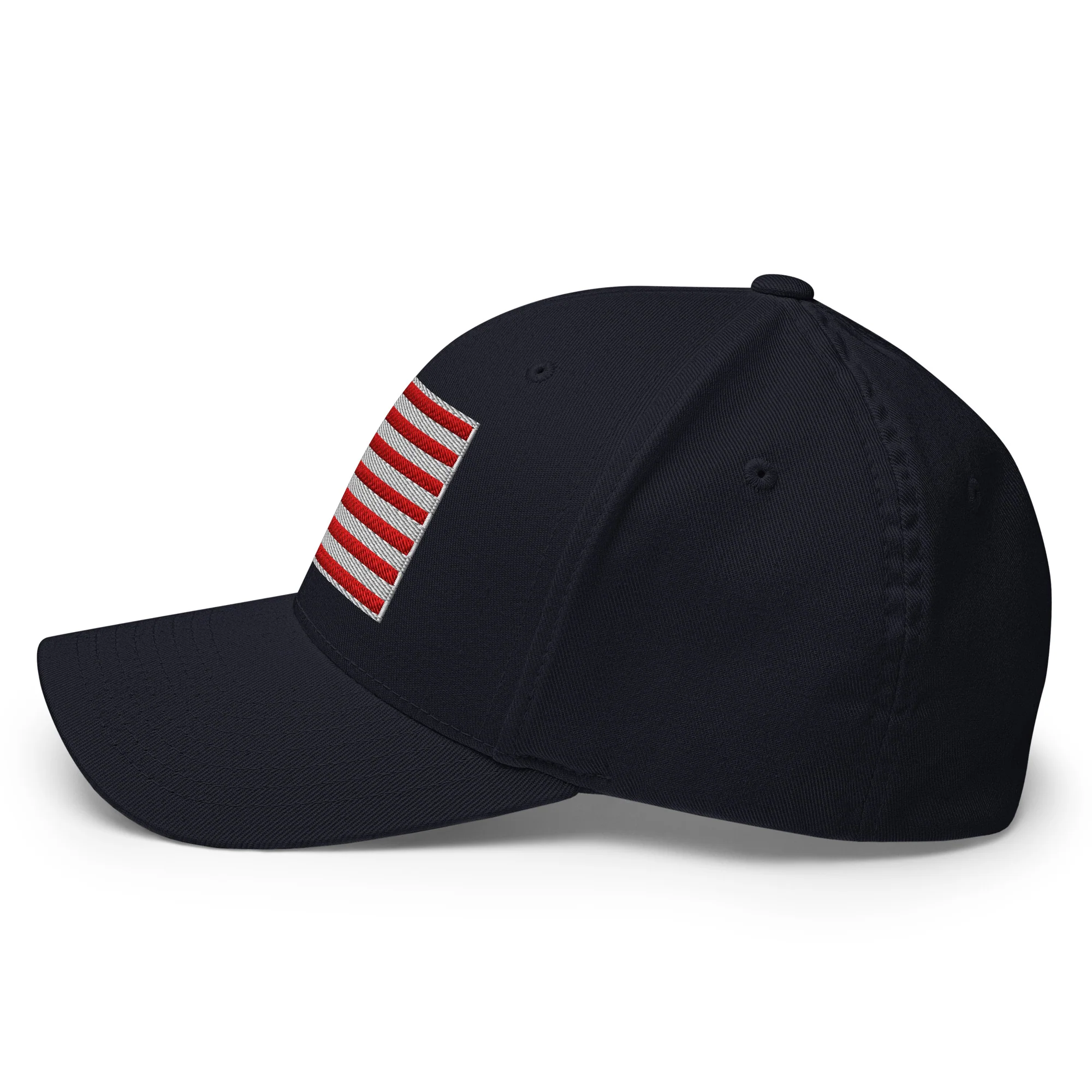 Stretch Fit Cap | Fully Embroidered American Flag Hat - Image 10