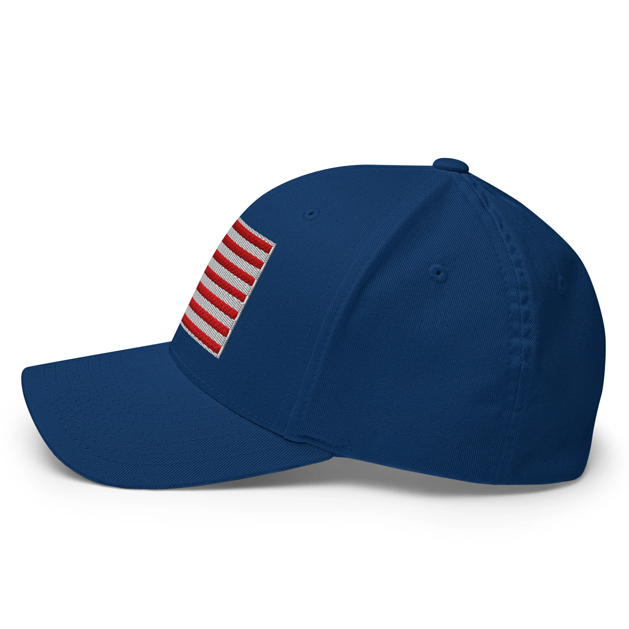 Stretch Fit Cap | Fully Embroidered American Flag Hat - Image 23